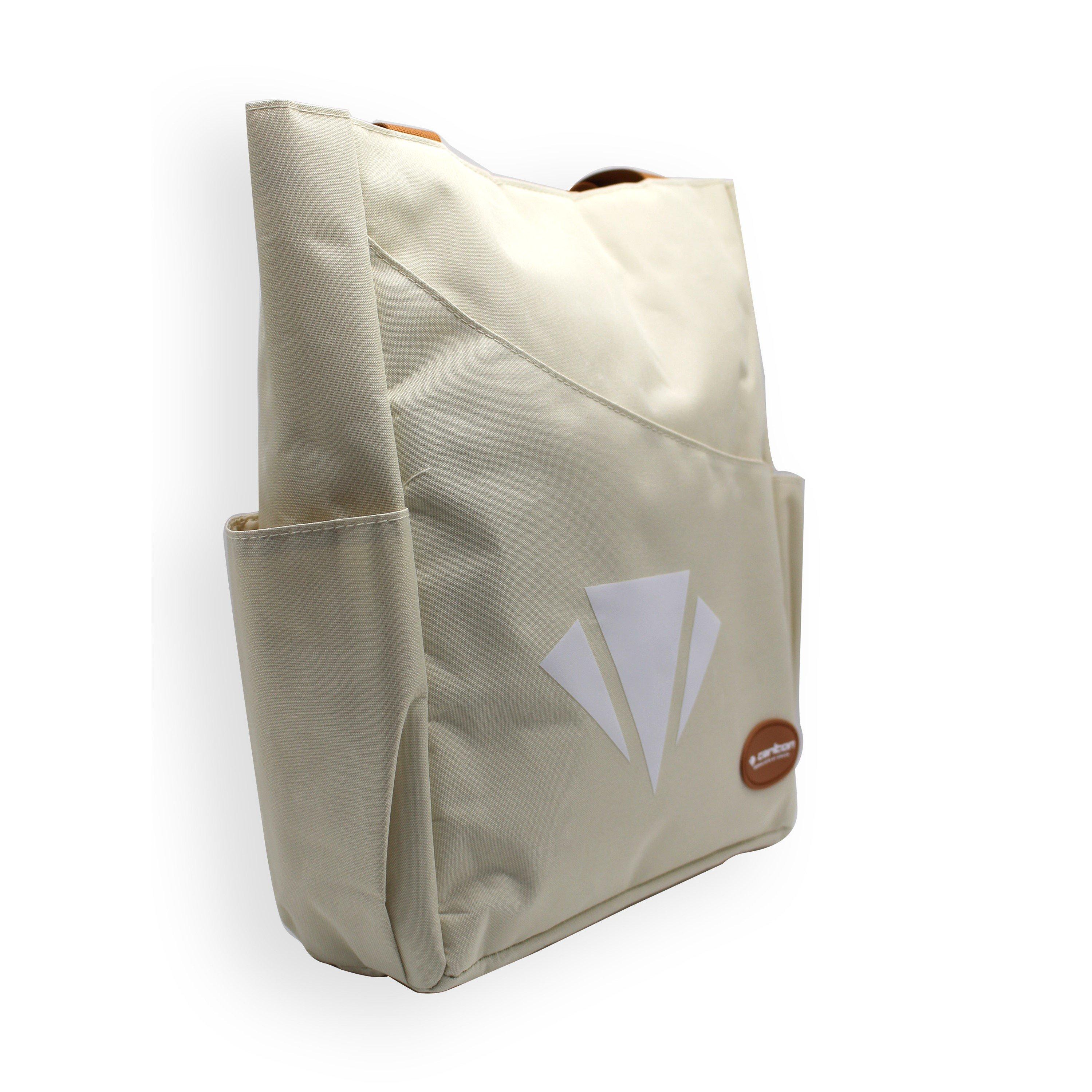 Cream/Brown - Carlton - Pickleball Shoulder Bag - 2