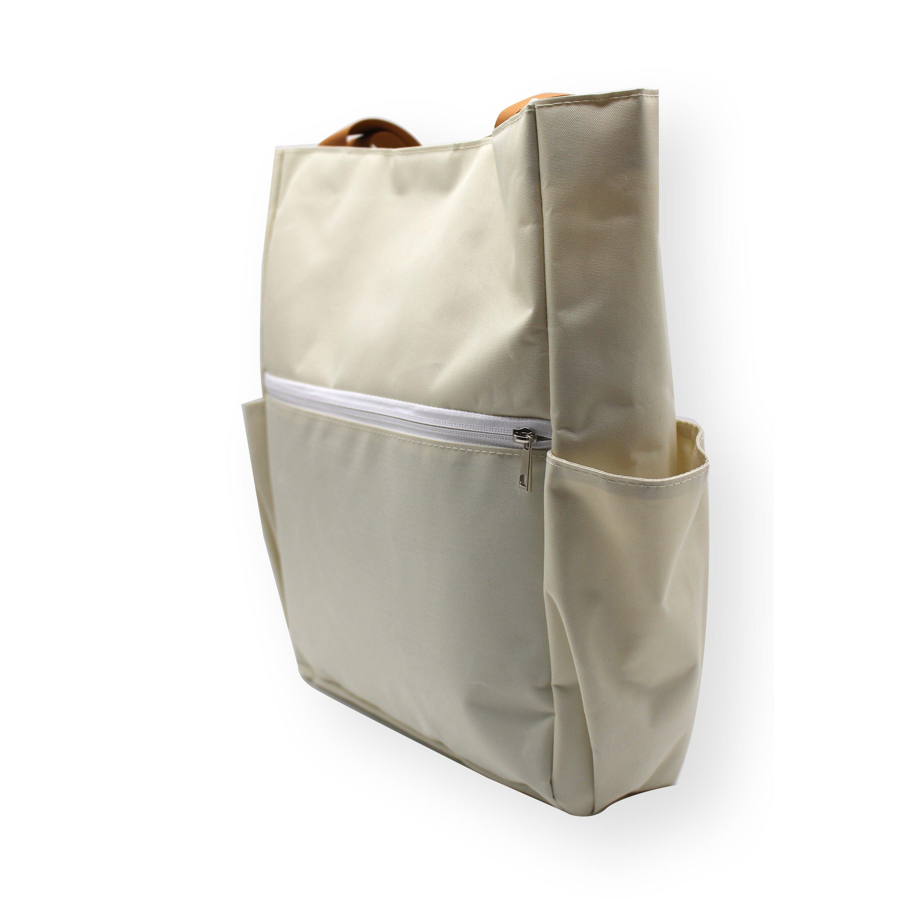 Cream/Brown - Carlton - Pickleball Shoulder Bag - 3