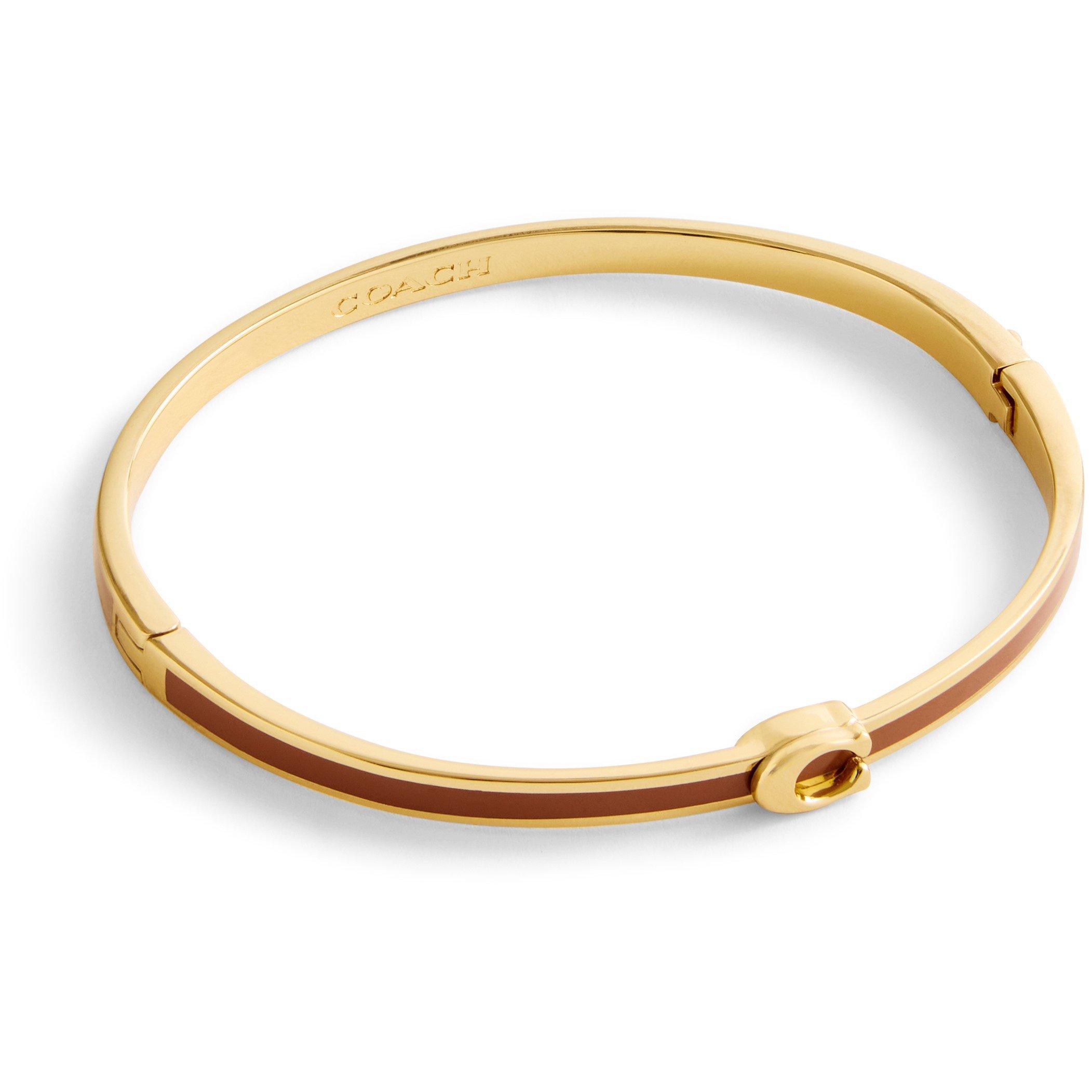 COACH C HINGE BANGLE
