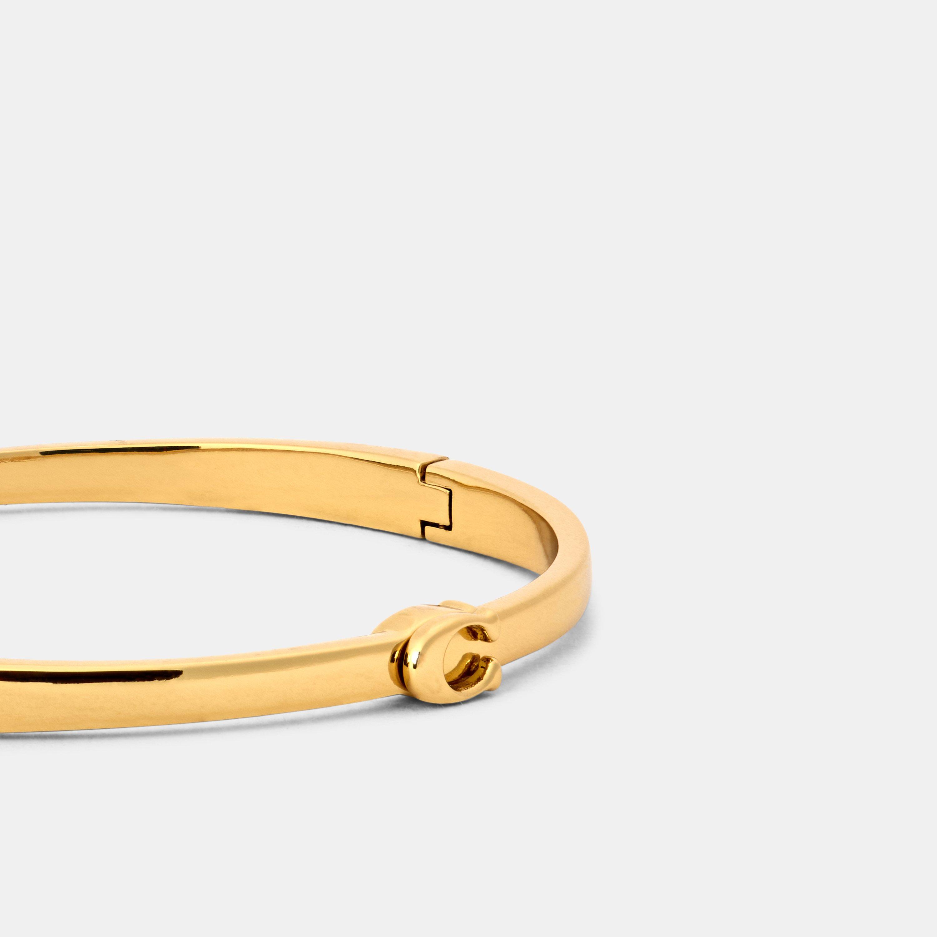 GOLD - Coach - COACH C HINGE BANGLE - 2