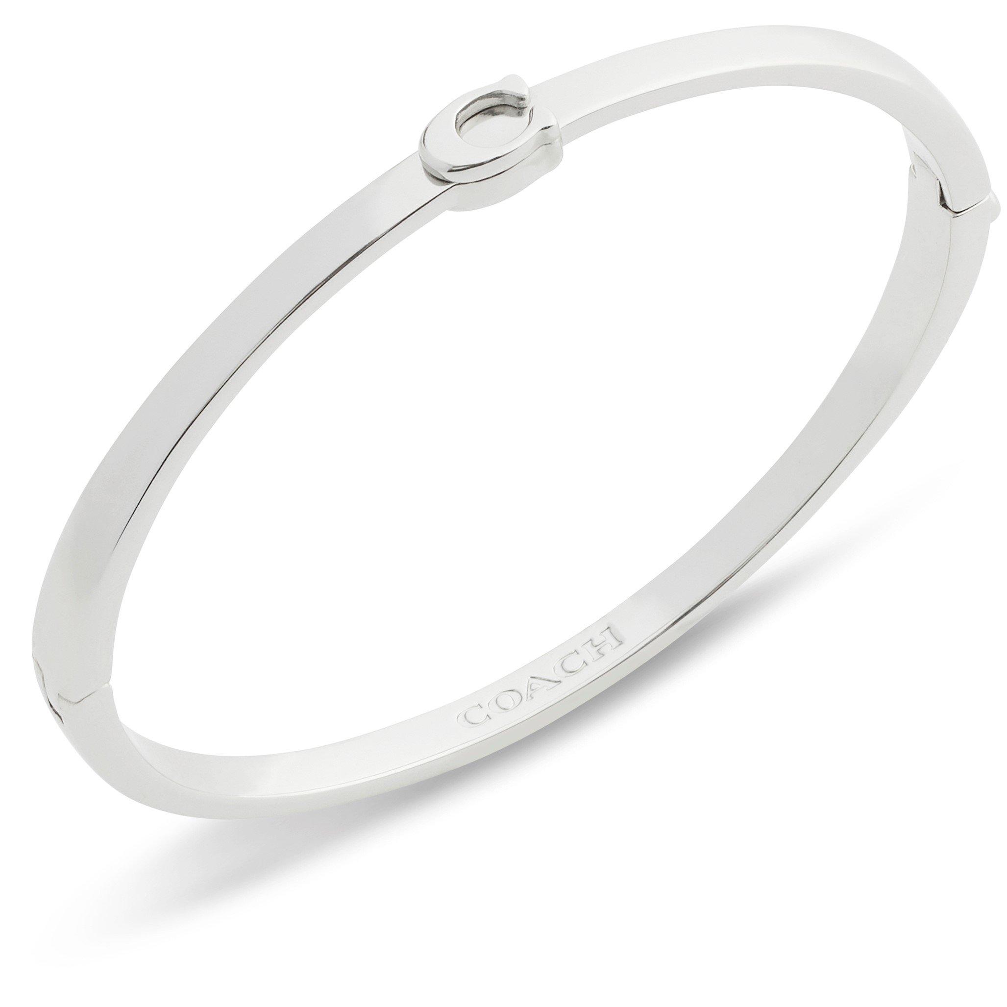 RHODIUM - Coach - COACH C HINGE BANGLE - 4