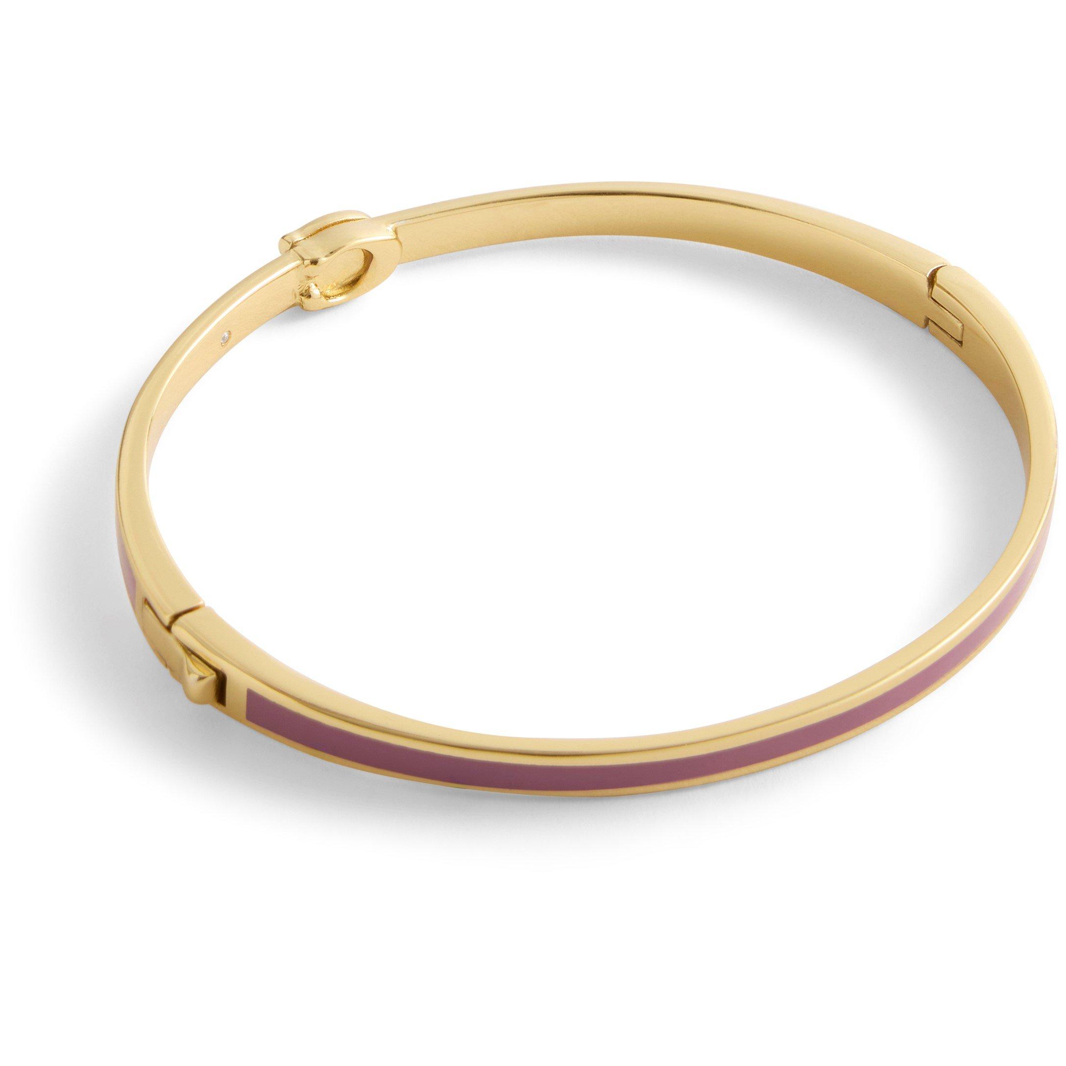 Pink/Gold - Coach - COACH C HINGE BANGLE - 3