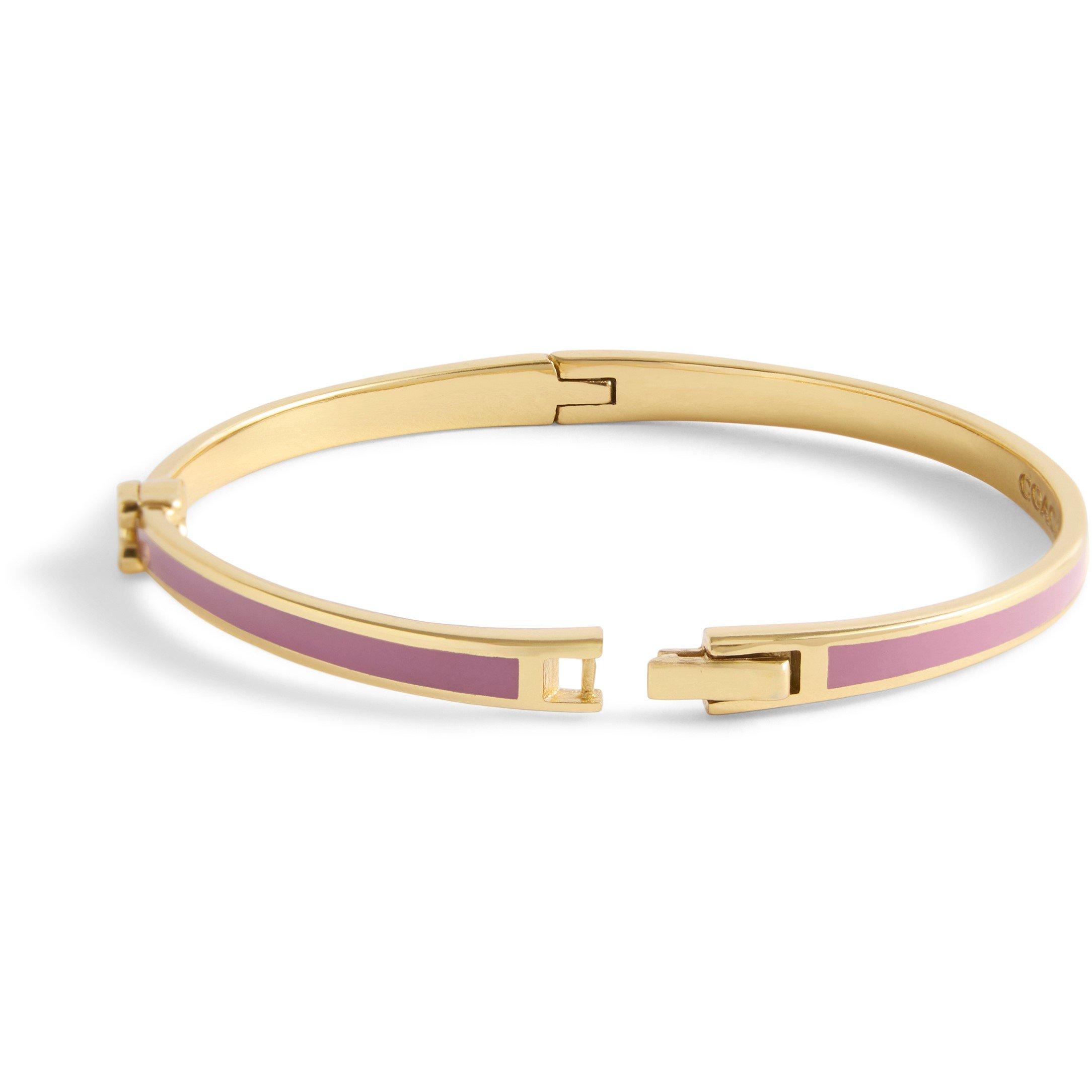 Pink/Gold - Coach - COACH C HINGE BANGLE - 4