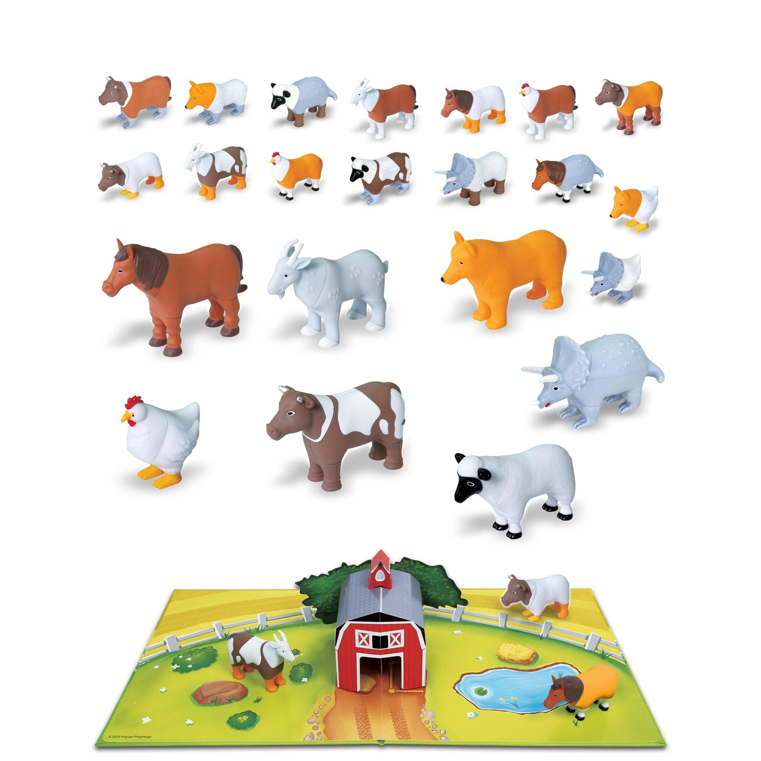 Multi - Small World Toys - 3D Magnetic Assembly Barnyard Animals - 2