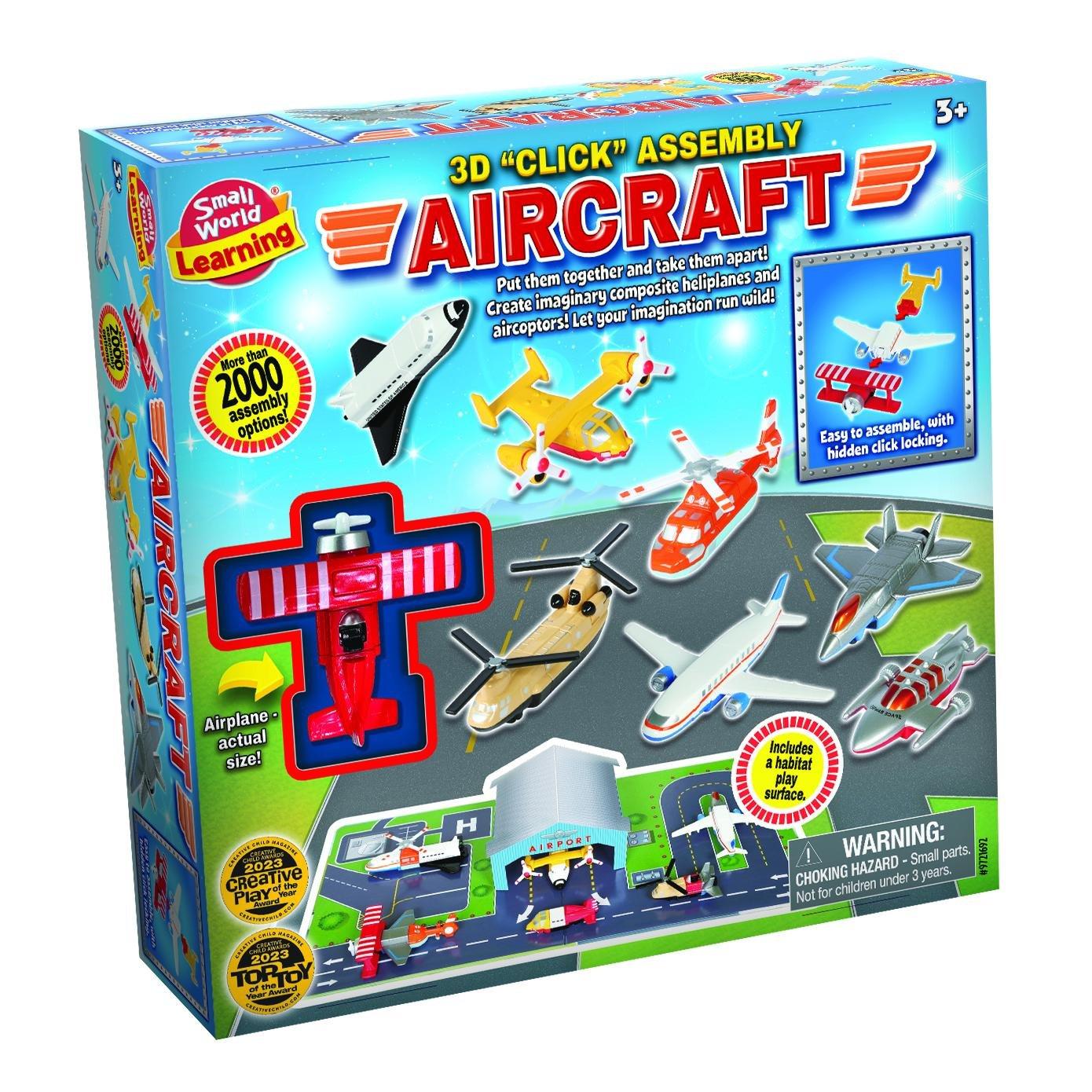 Multi - Small World Toys - 3D Click Assembly Aircraft - 1
