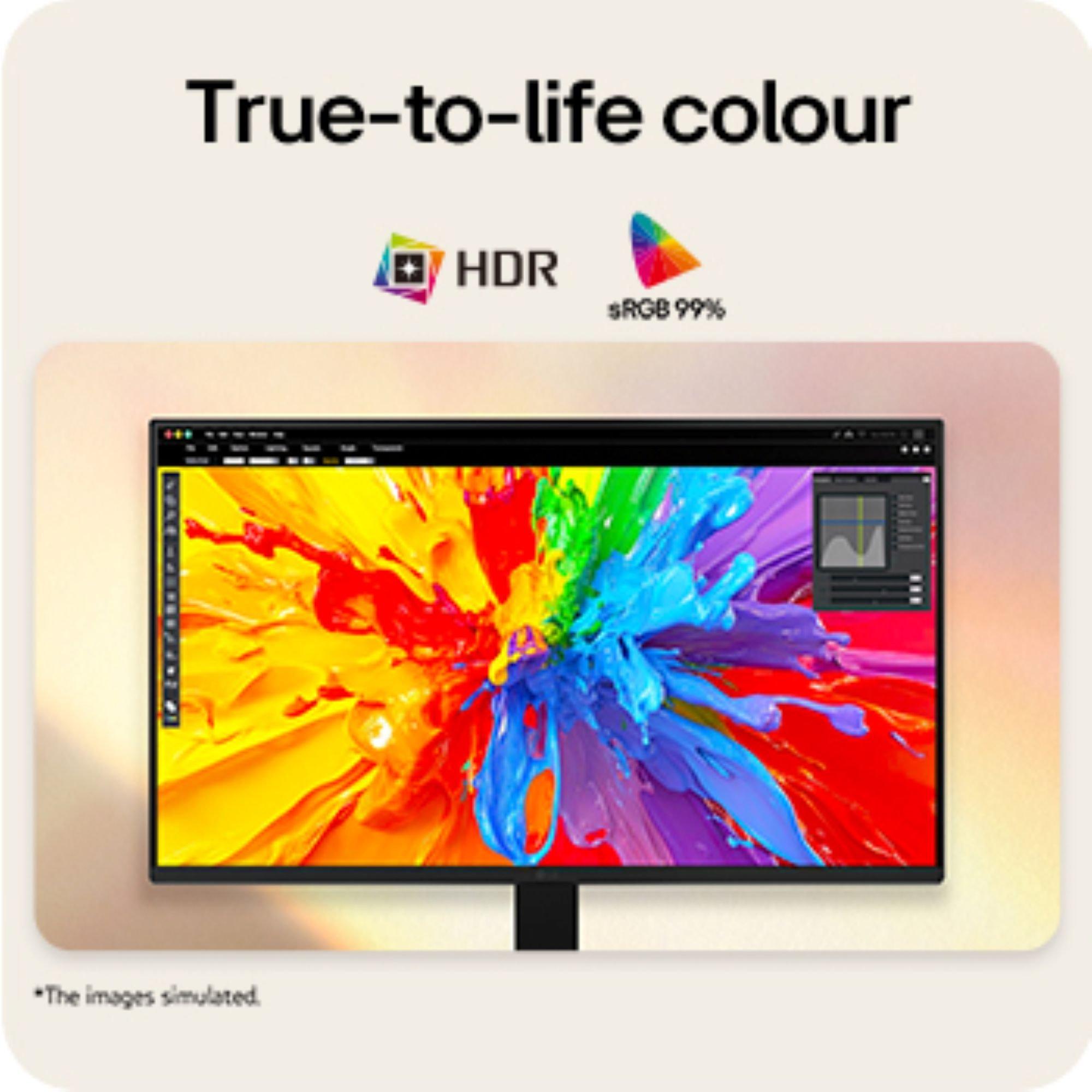 Black - LG - LG U4 27U411B-B 27 inch IPS FHD 144Hz  1ms MBR Monitor - 7