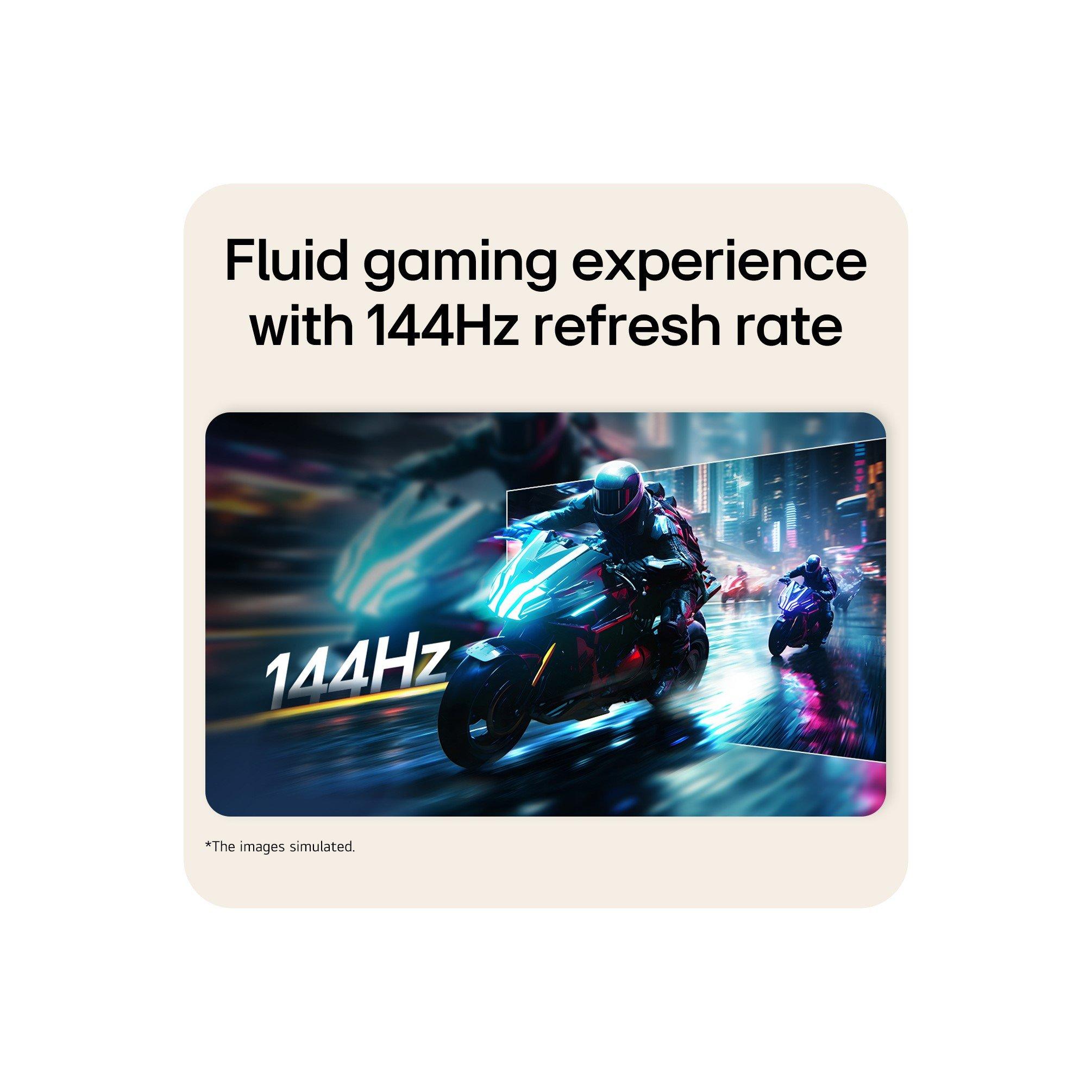 Black - LG - LG U4 27U411B-B 27 inch IPS FHD 144Hz  1ms MBR Monitor - 8