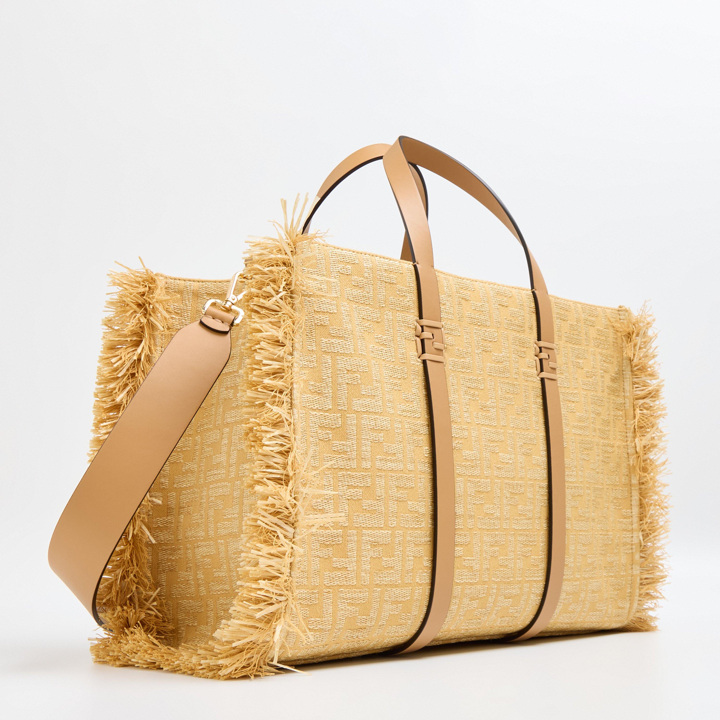 Natur/Miele - Fendi - Women's City Tote Bags - 2