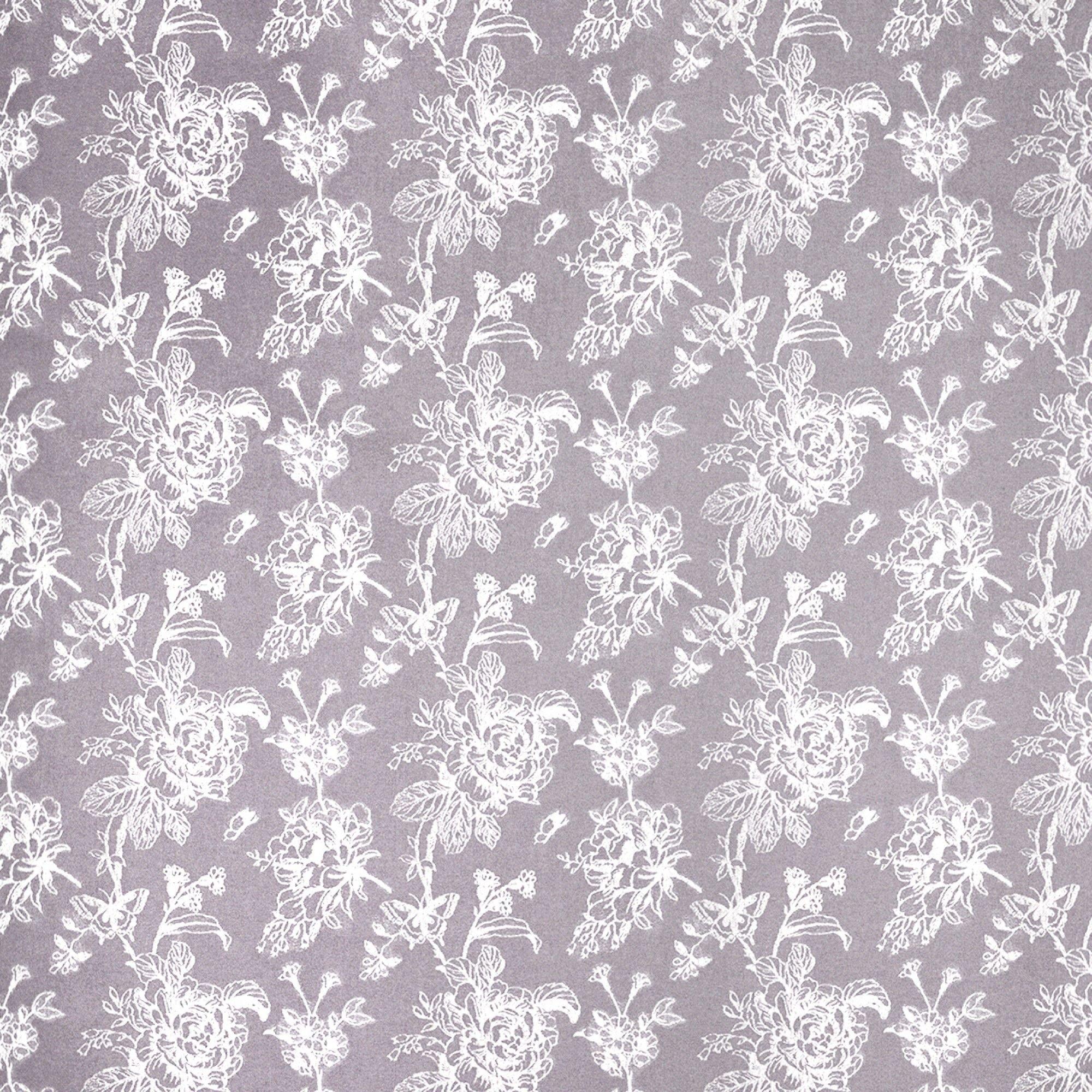 Lavender - Dreams and Drapes - Jasmine Damask Bedspread in Lavender - 4