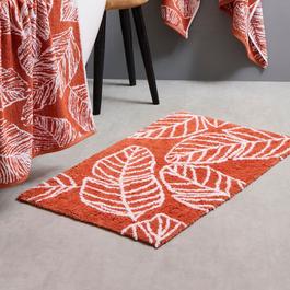 Fusion Matteo Heavy Tufted Cotton Bath Mat in Terracotta