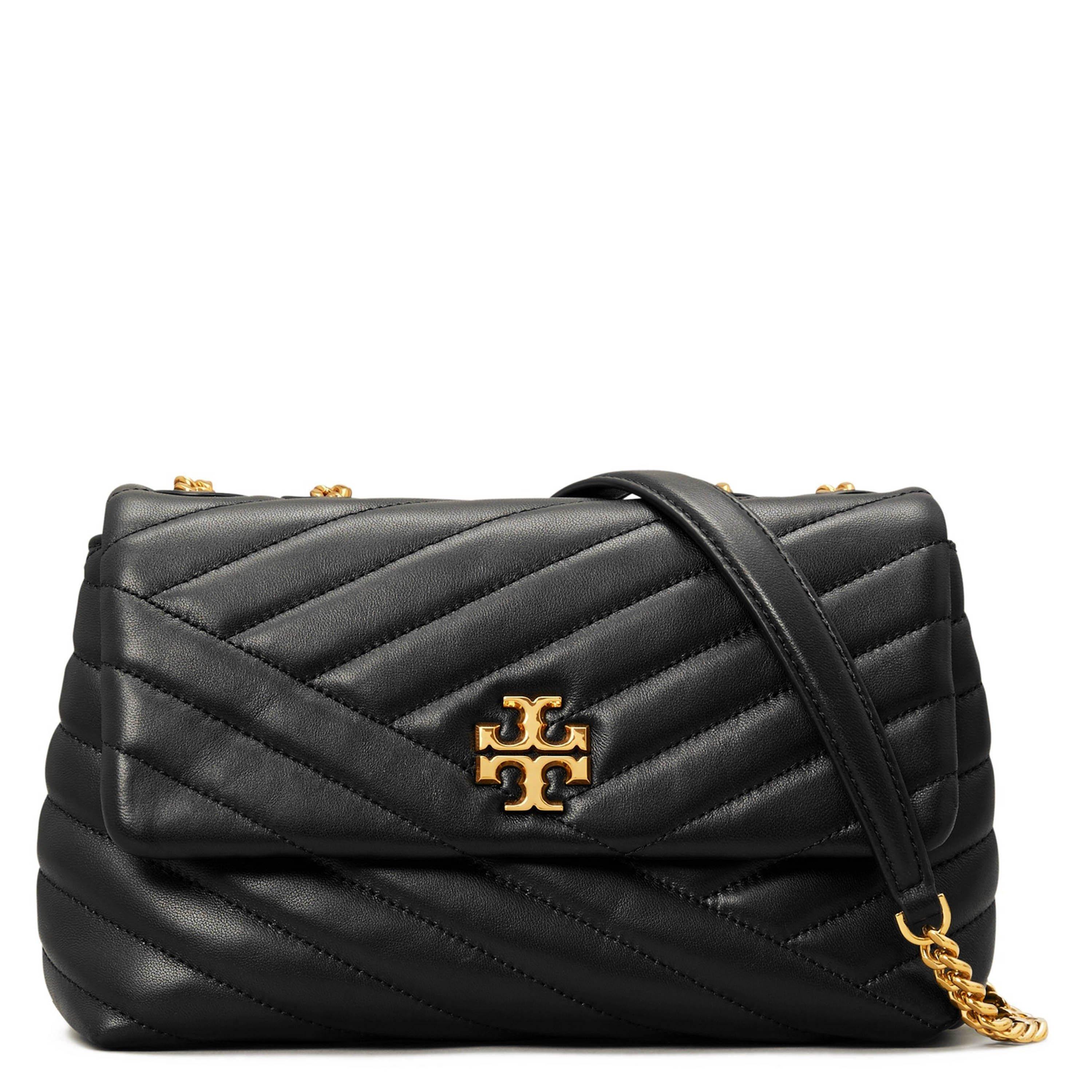 Tory Burch Kira Chevron Small Shoulder Bag - Black