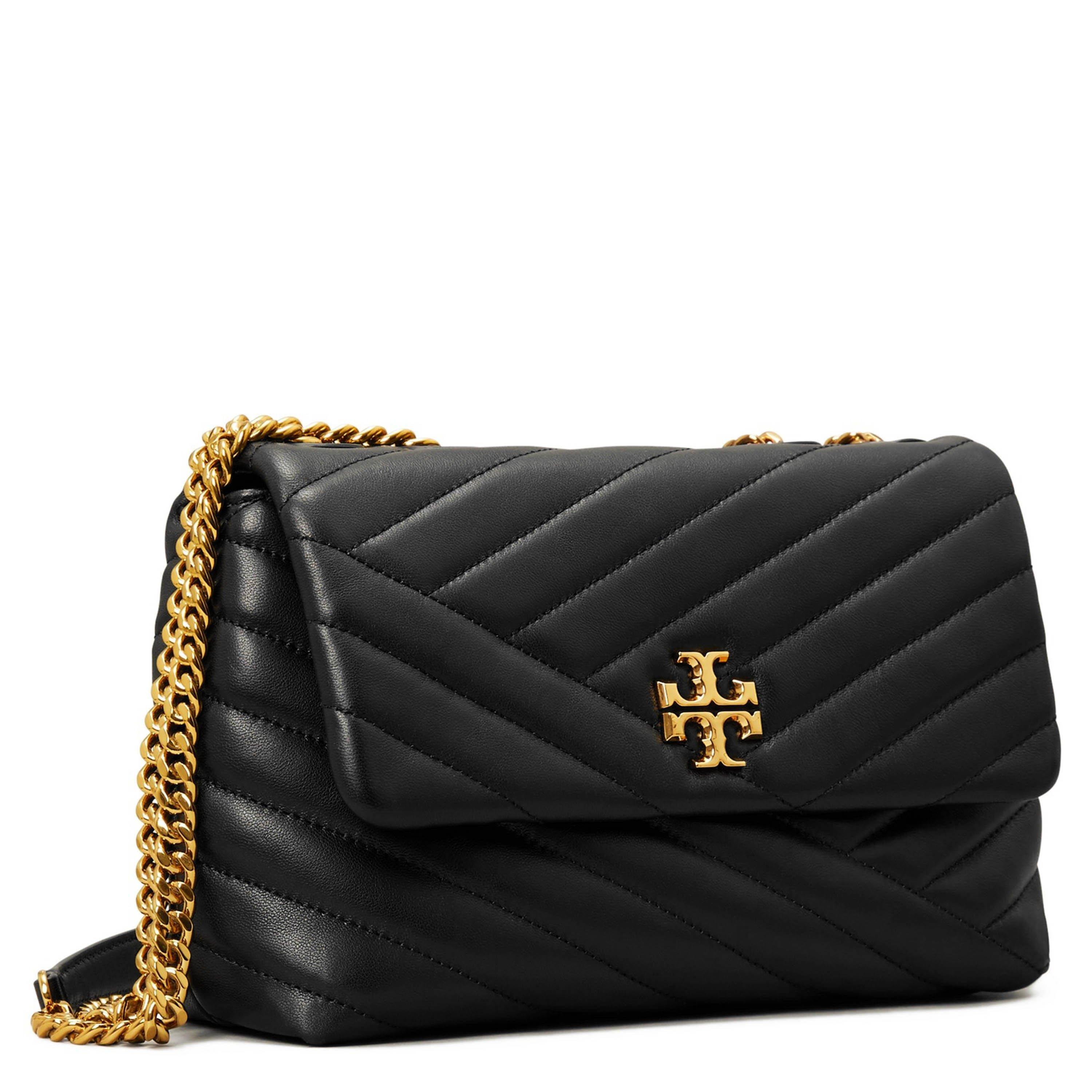 Black - Tory Burch - Kira Chevron Small Shoulder Bag - 3