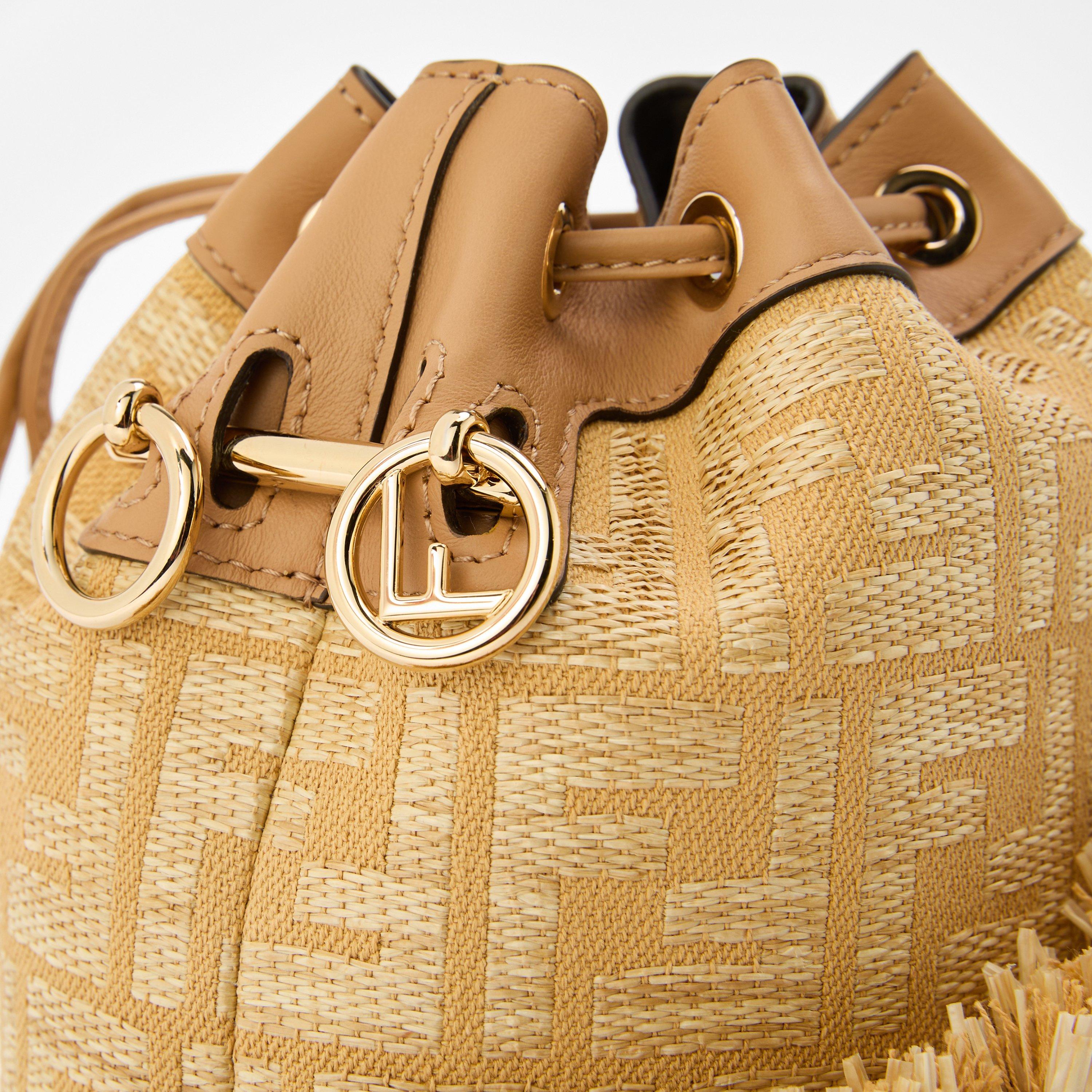 Natur/Miele - Fendi - Women's Mon Tresor Bucket Bag - 4