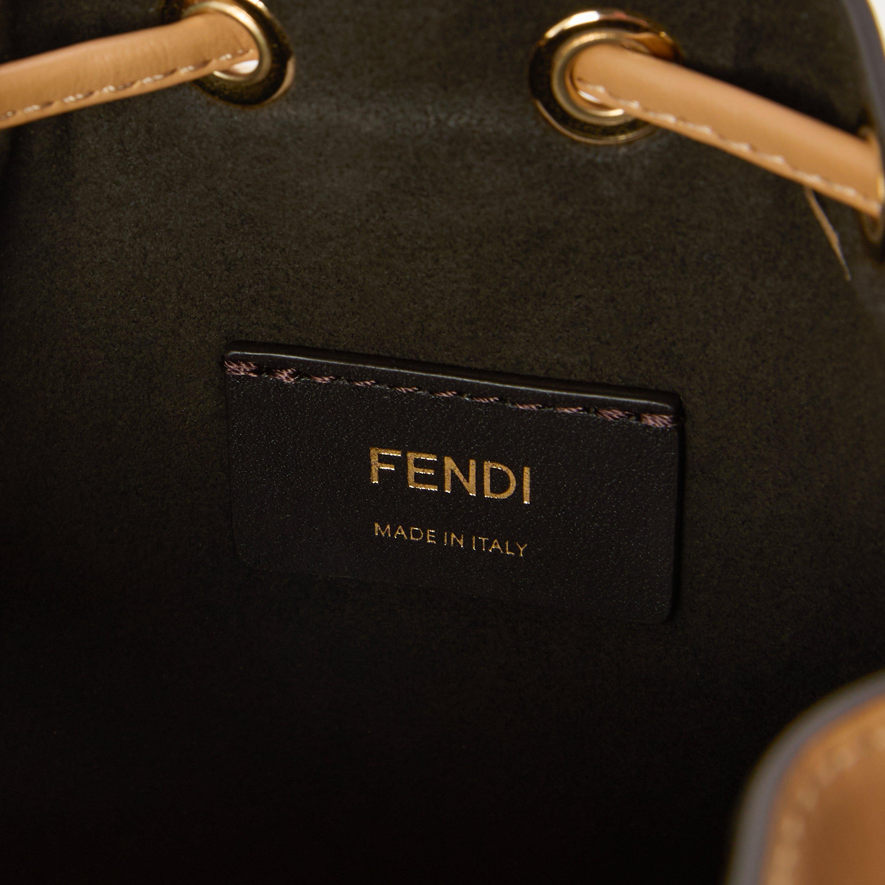 Natur/Miele - Fendi - Women's Mon Tresor Bucket Bag - 5