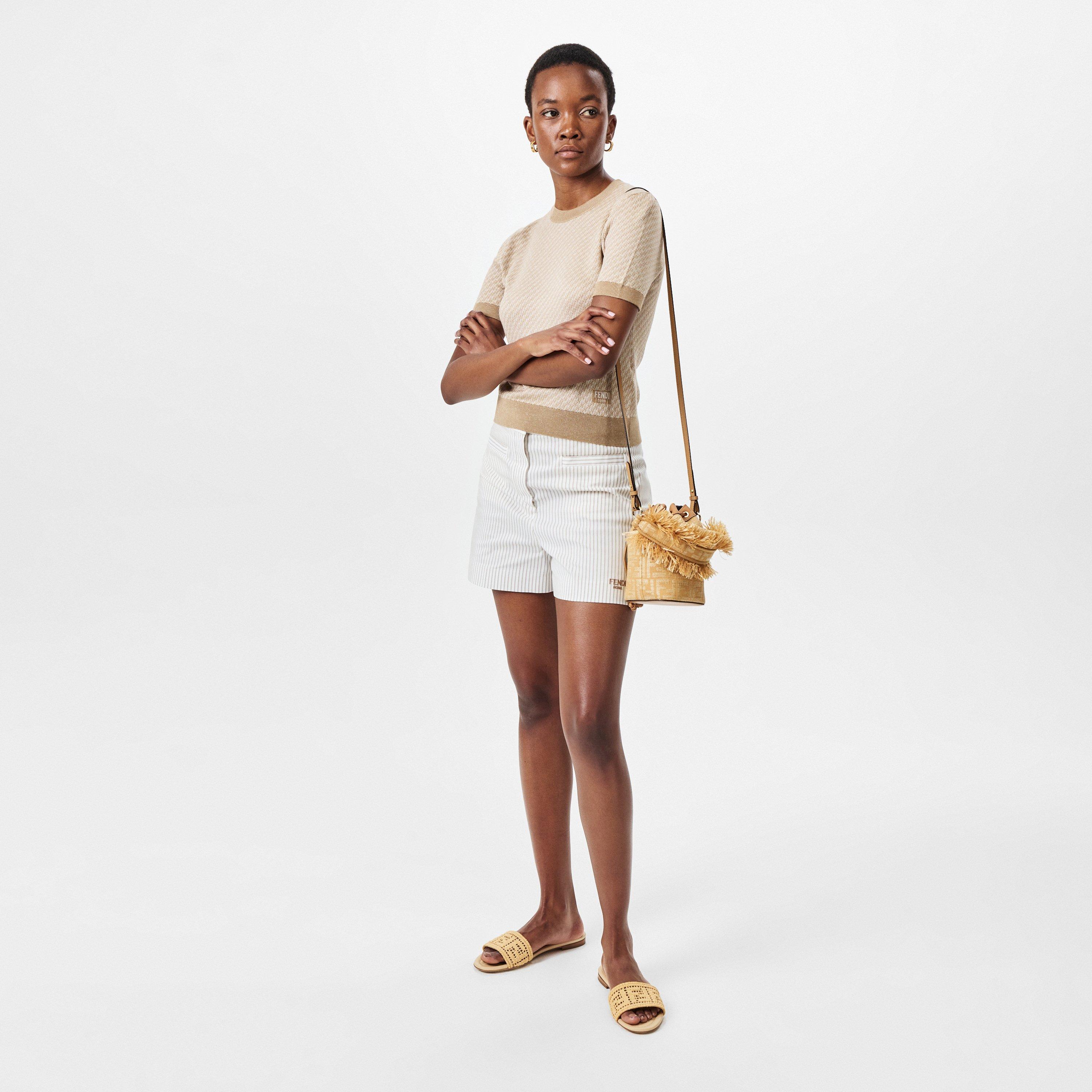 Natur/Miele - Fendi - Women's Mon Tresor Bucket Bag - 6