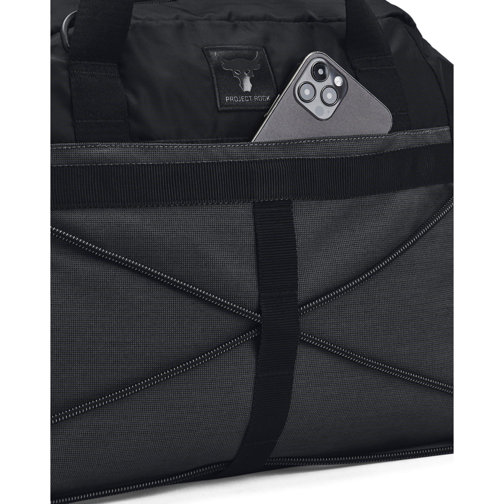 Black - Under Armour - Project Rock Gym Bag SM - 7