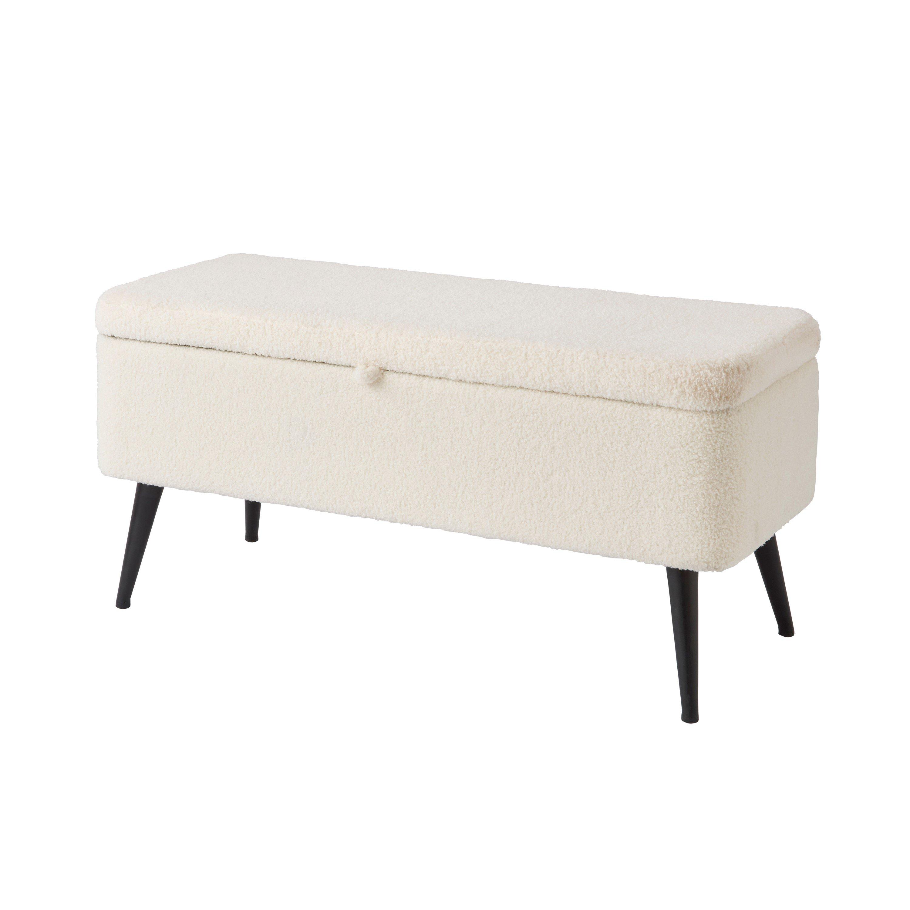 Cream - GFW - Lola Storage Ottoman Cream - 4