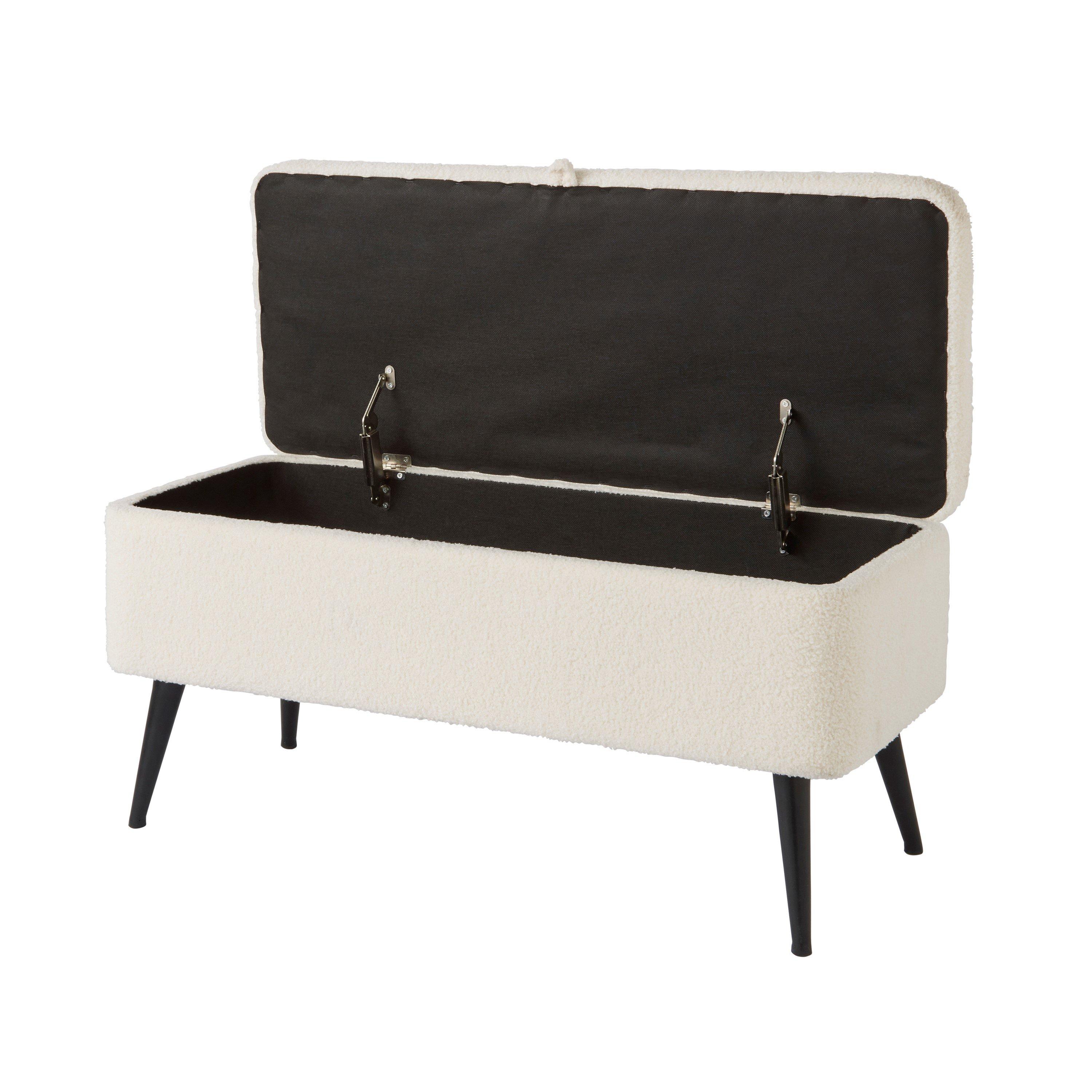 Cream - GFW - Lola Storage Ottoman Cream - 5