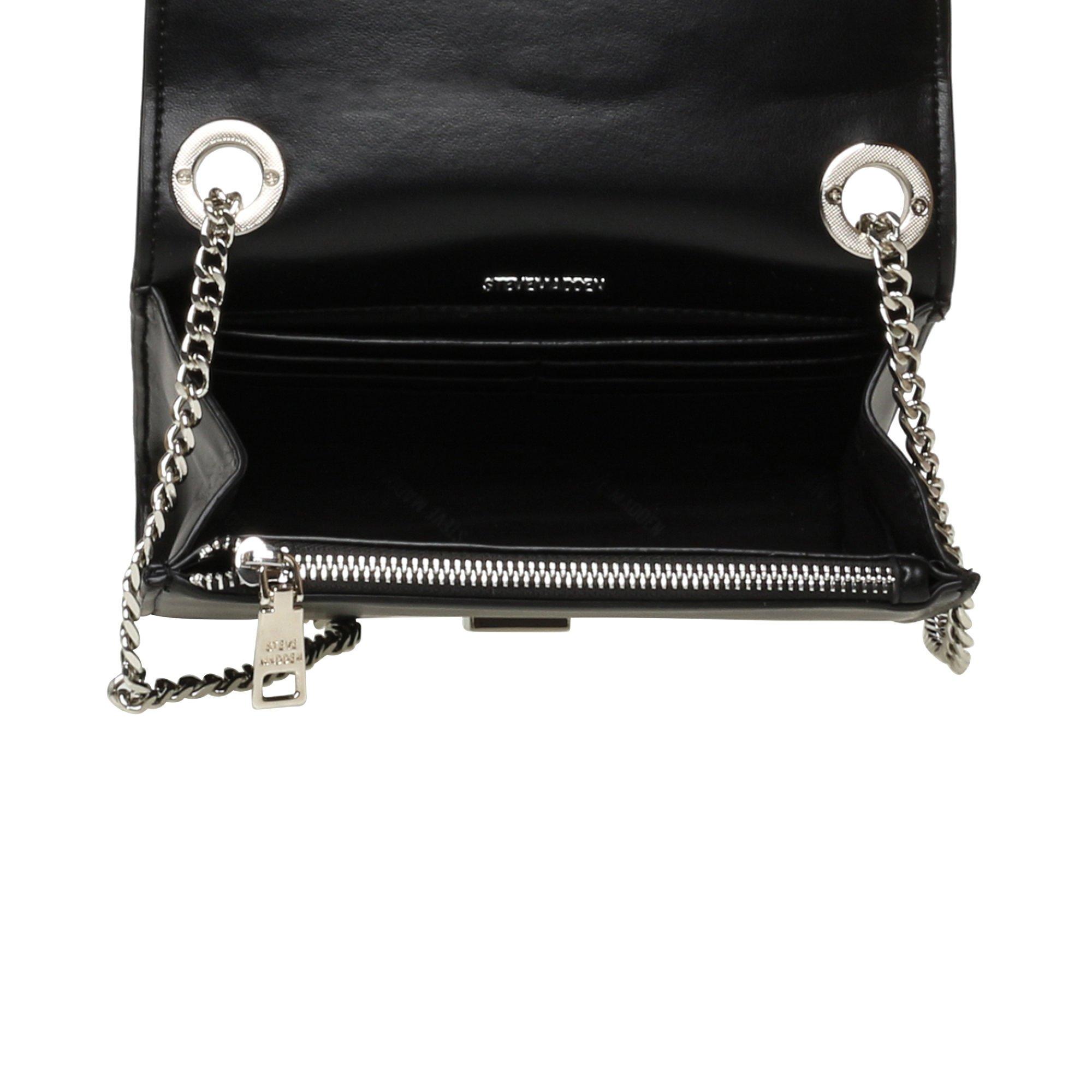 BLACK/SILVER - Steve Madden - Madden Bzoie XB Bag Ld64 - 4
