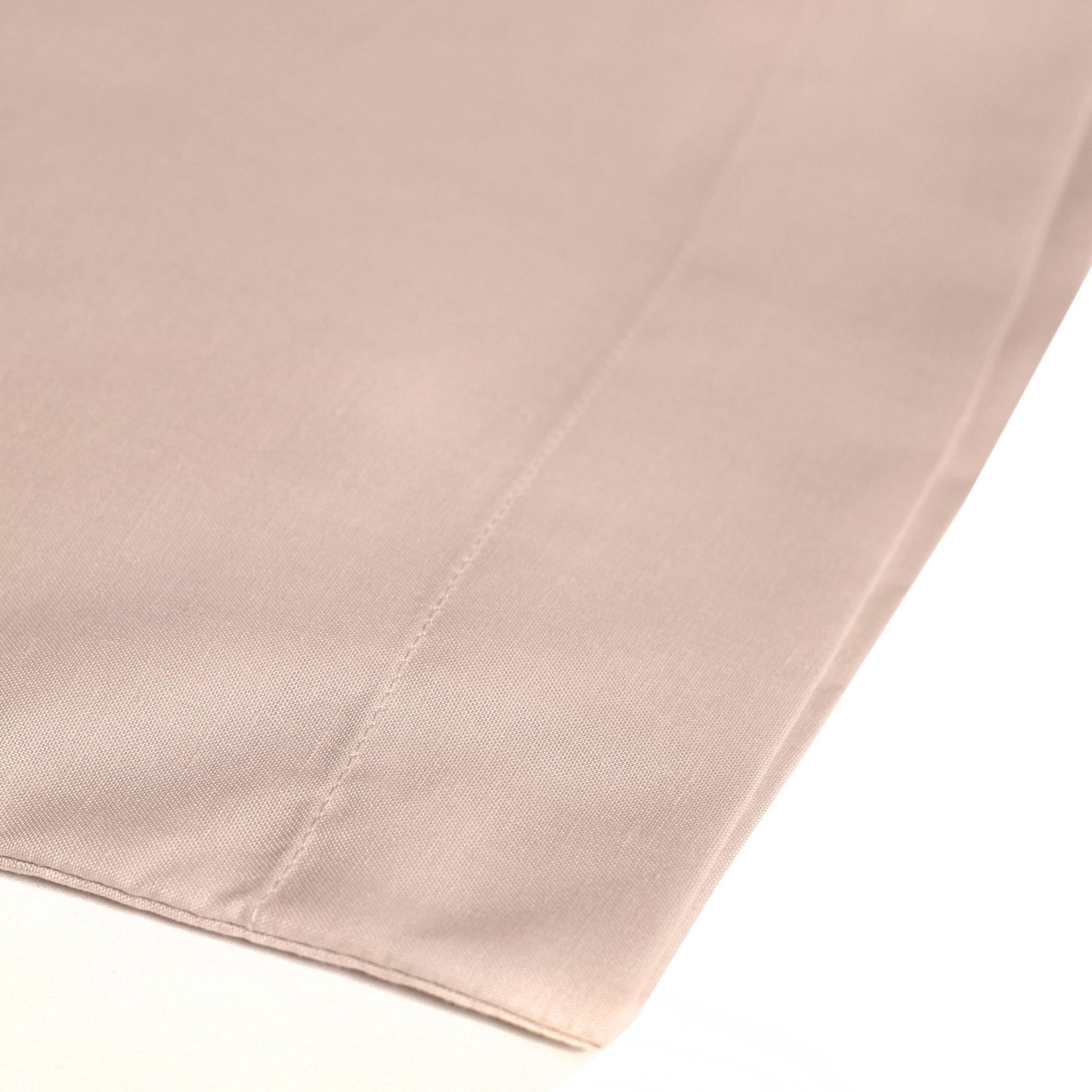 Blush - Serene Home - Plain Dyed Pair of Housewife Pillowcases in Blush - 3