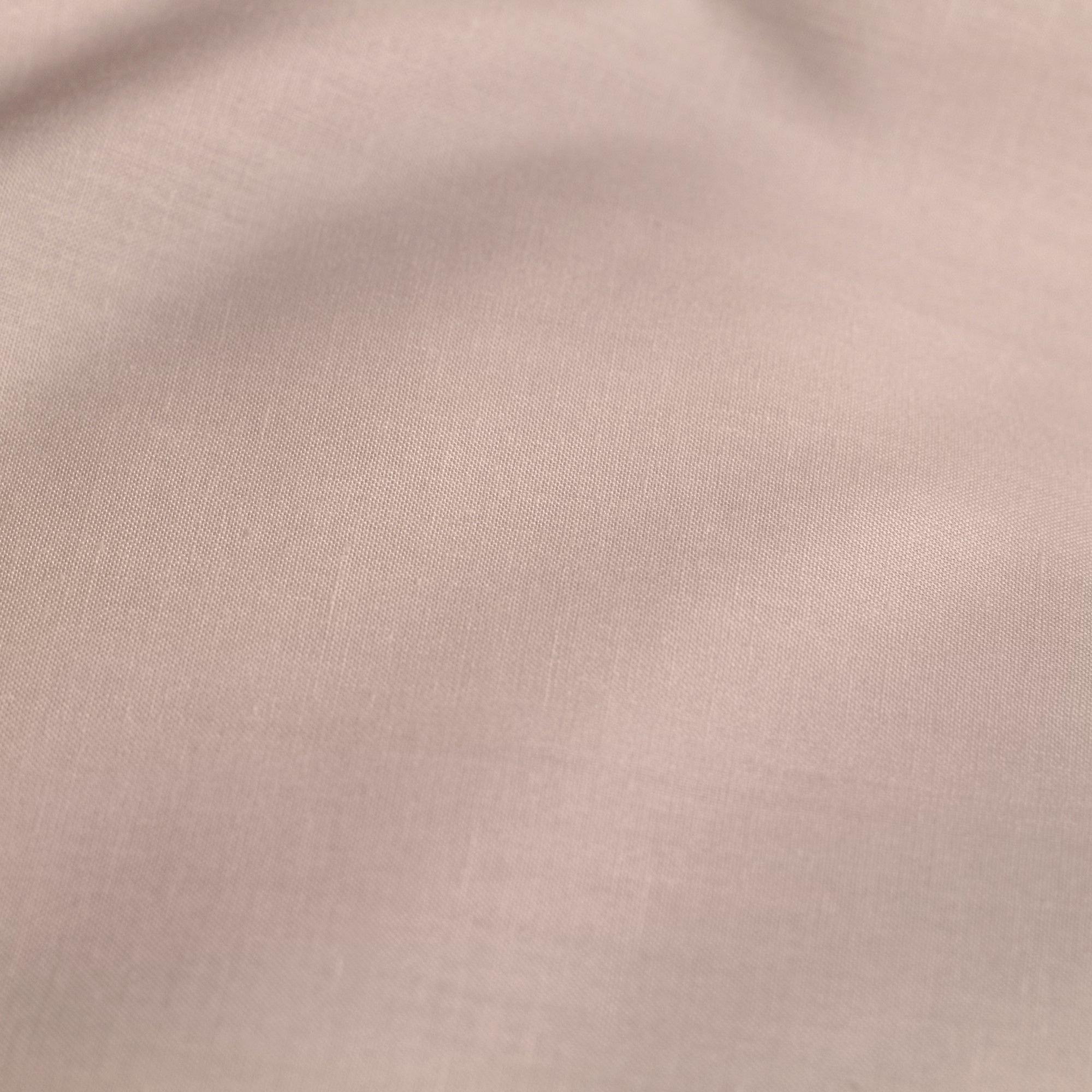 Blush - Serene Home - Plain Dyed Pair of Housewife Pillowcases in Blush - 4