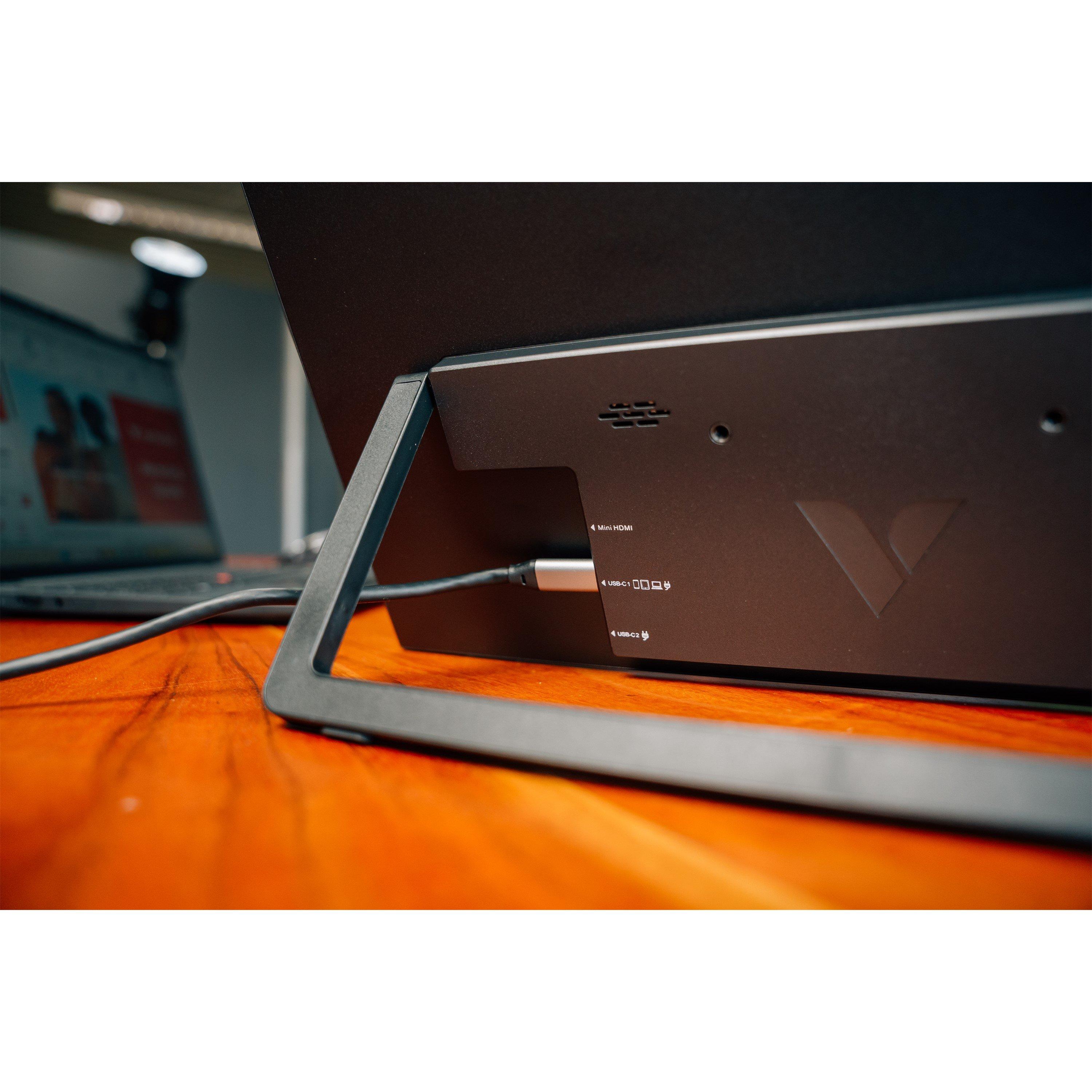 Black - Verbatim - 15.6 inch Full HD Portable Monitor - 8