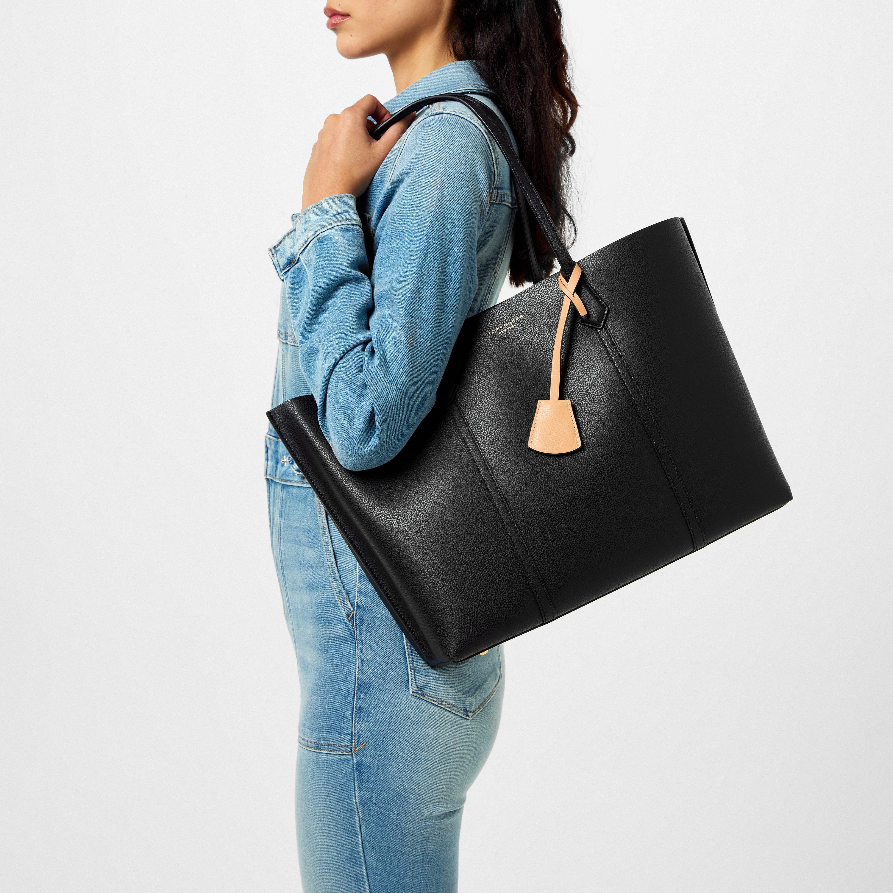 Black - Tory Burch - Perry Large Tote - 2