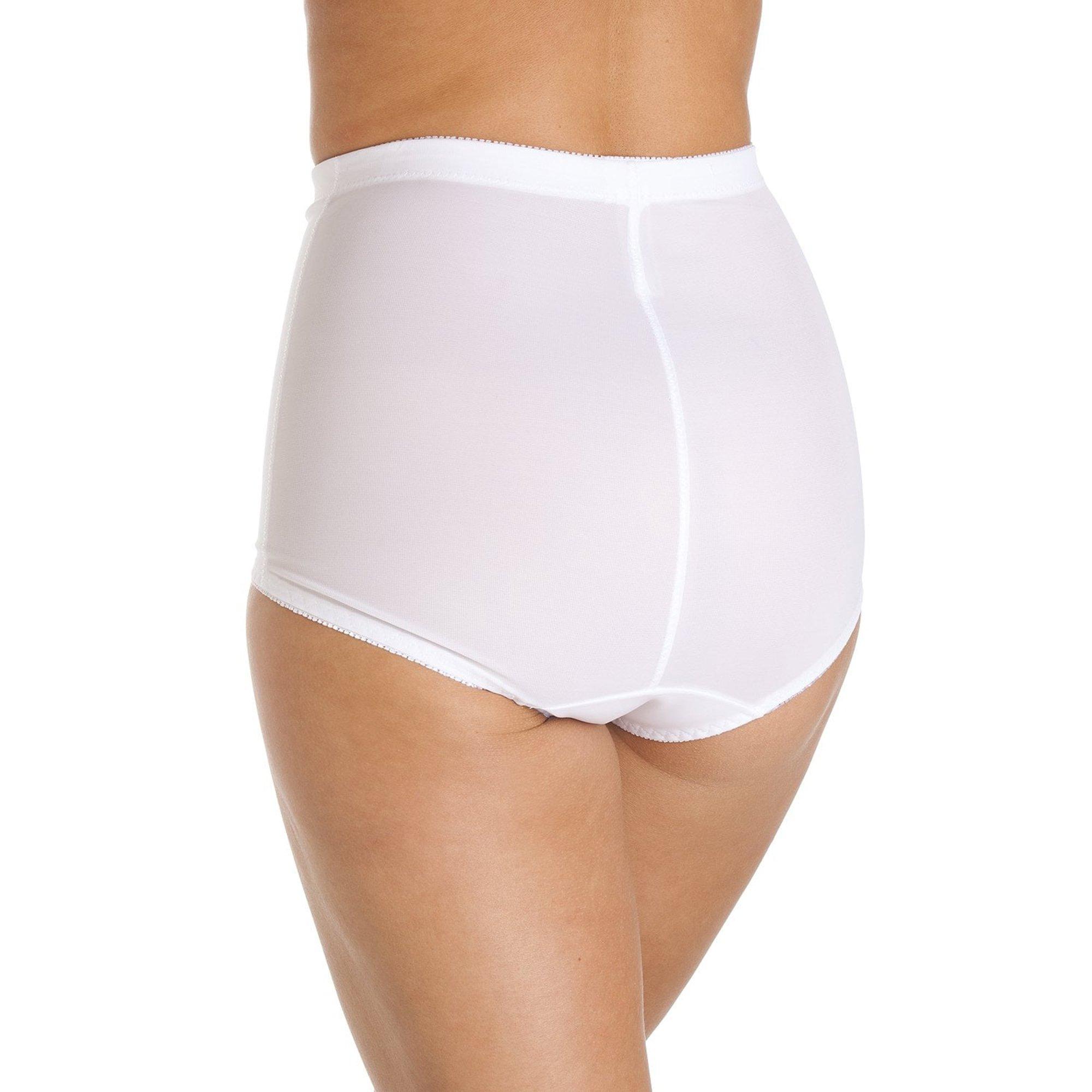 White - Camille - Bella Magic Firm Control 2 Pack Support Slimming Briefs - 3