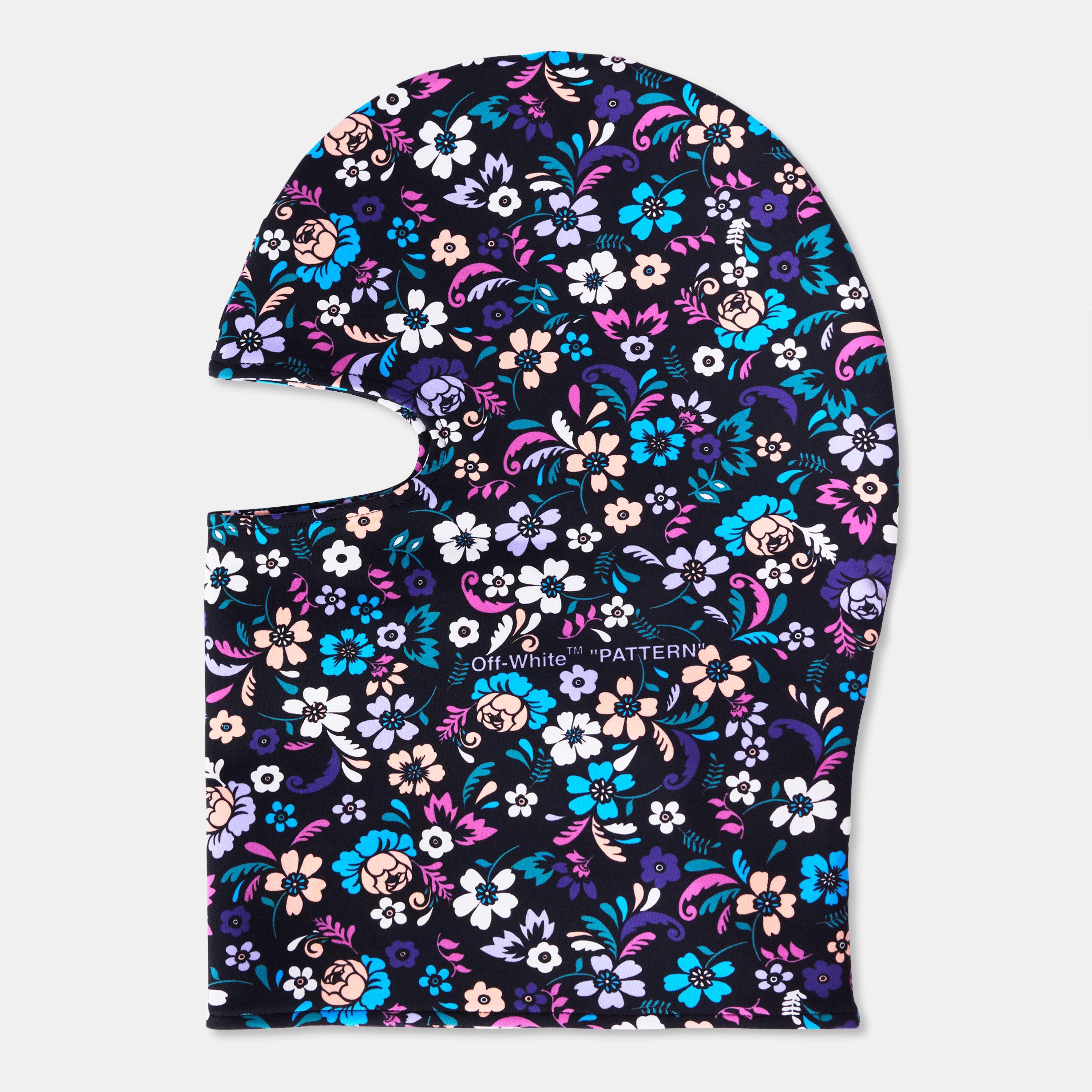 Multi - Off White - Flower Black 99 Balaclava - 1