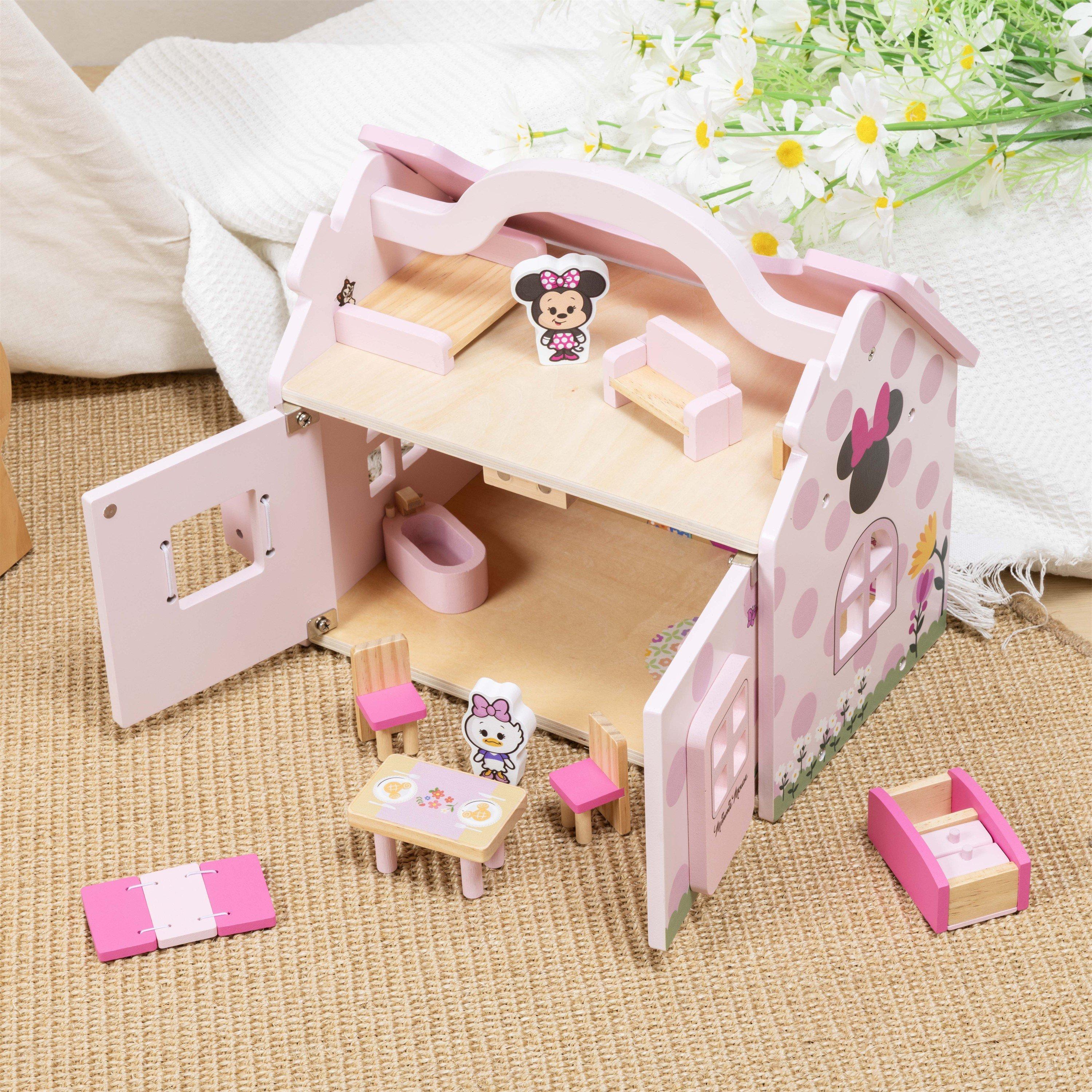 Minnie - Tooky Toy - Disney Minnie Mouse Portable Dollhouse - 2