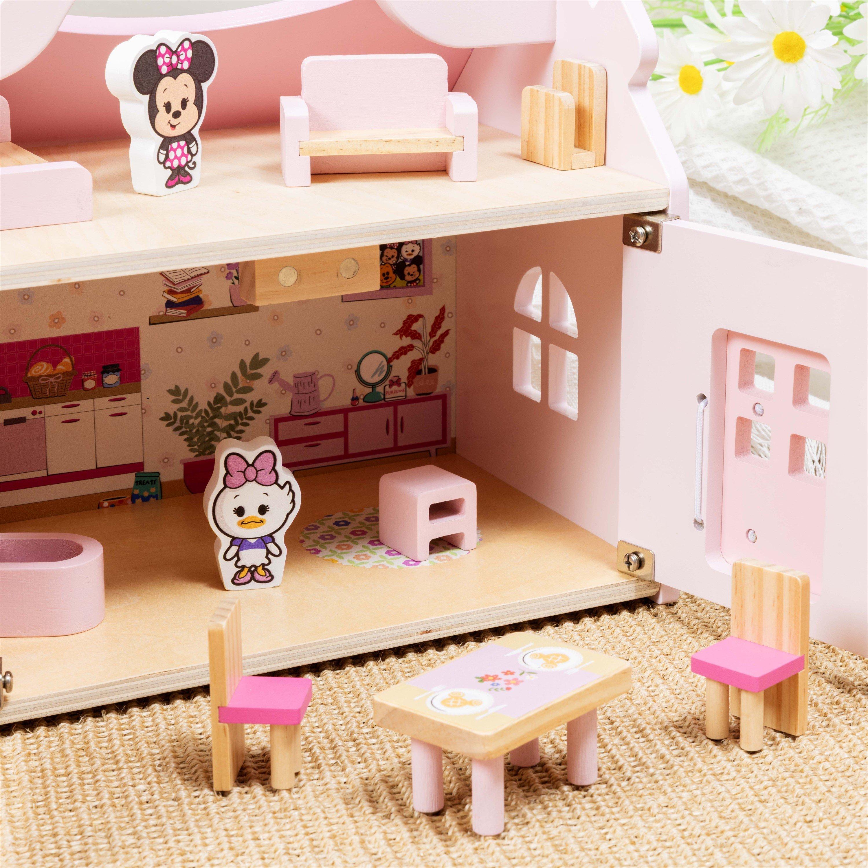 Minnie - Tooky Toy - Disney Minnie Mouse Portable Dollhouse - 3
