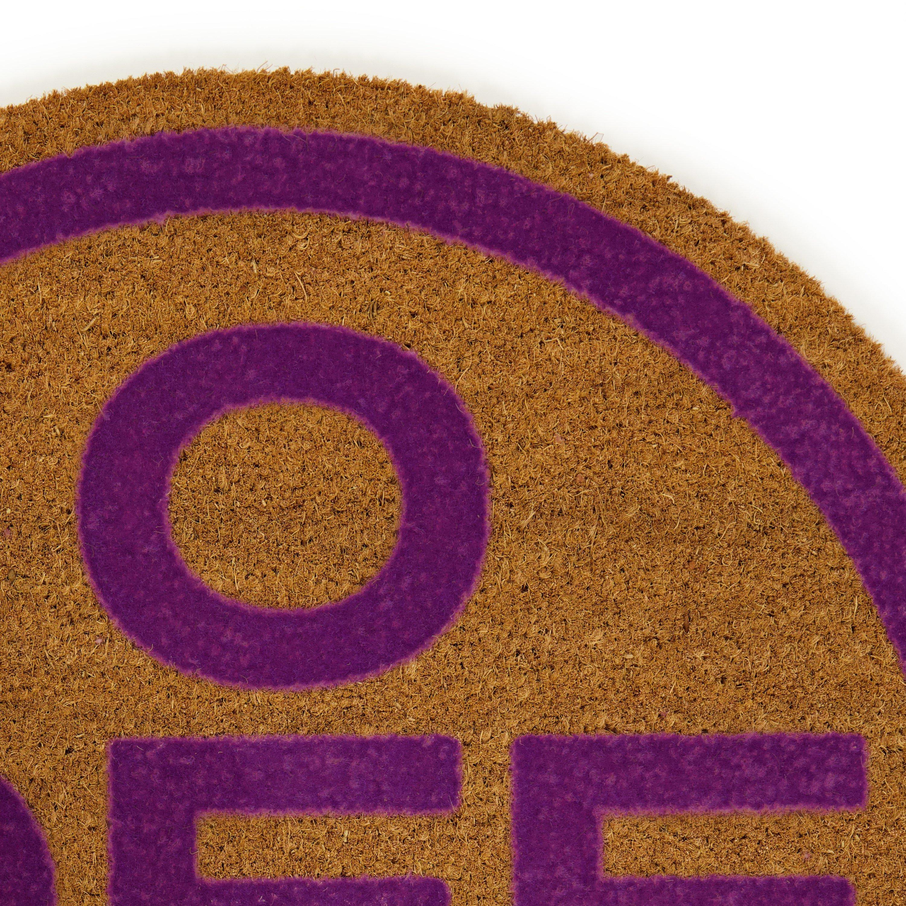 Brown Aubergine - Off White - Off Doormat Off 99 - 2