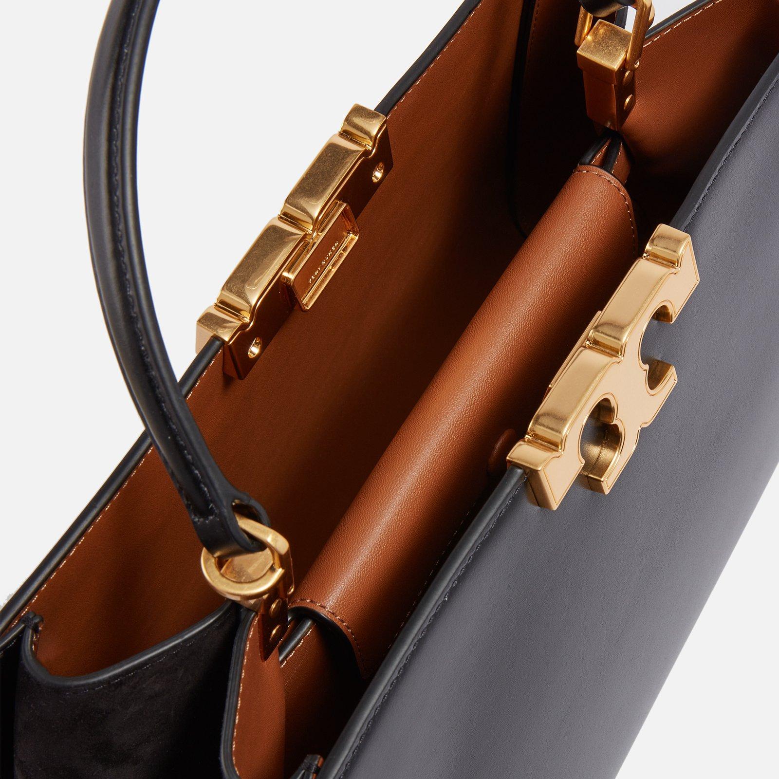 Black - Tory Burch - Women's Eleanor Satchel Shoulder Bag - 4