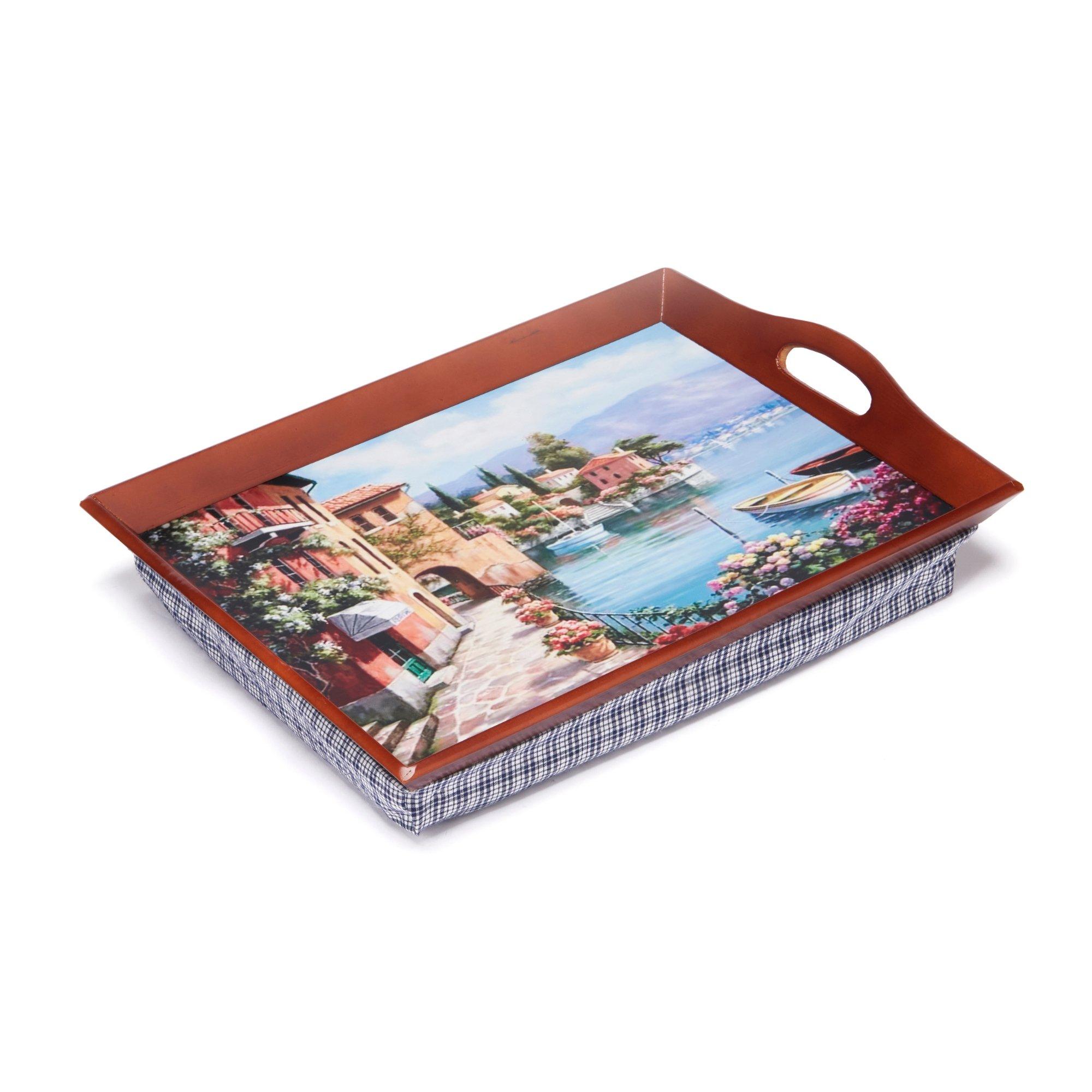 Mahogany - Greenhurst - Pack of 2 Padded Lap Trays - 5