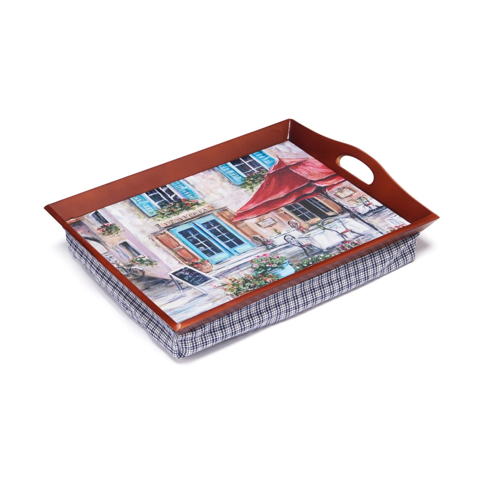 Mahogany - Greenhurst - Pack of 2 Padded Lap Trays - 6