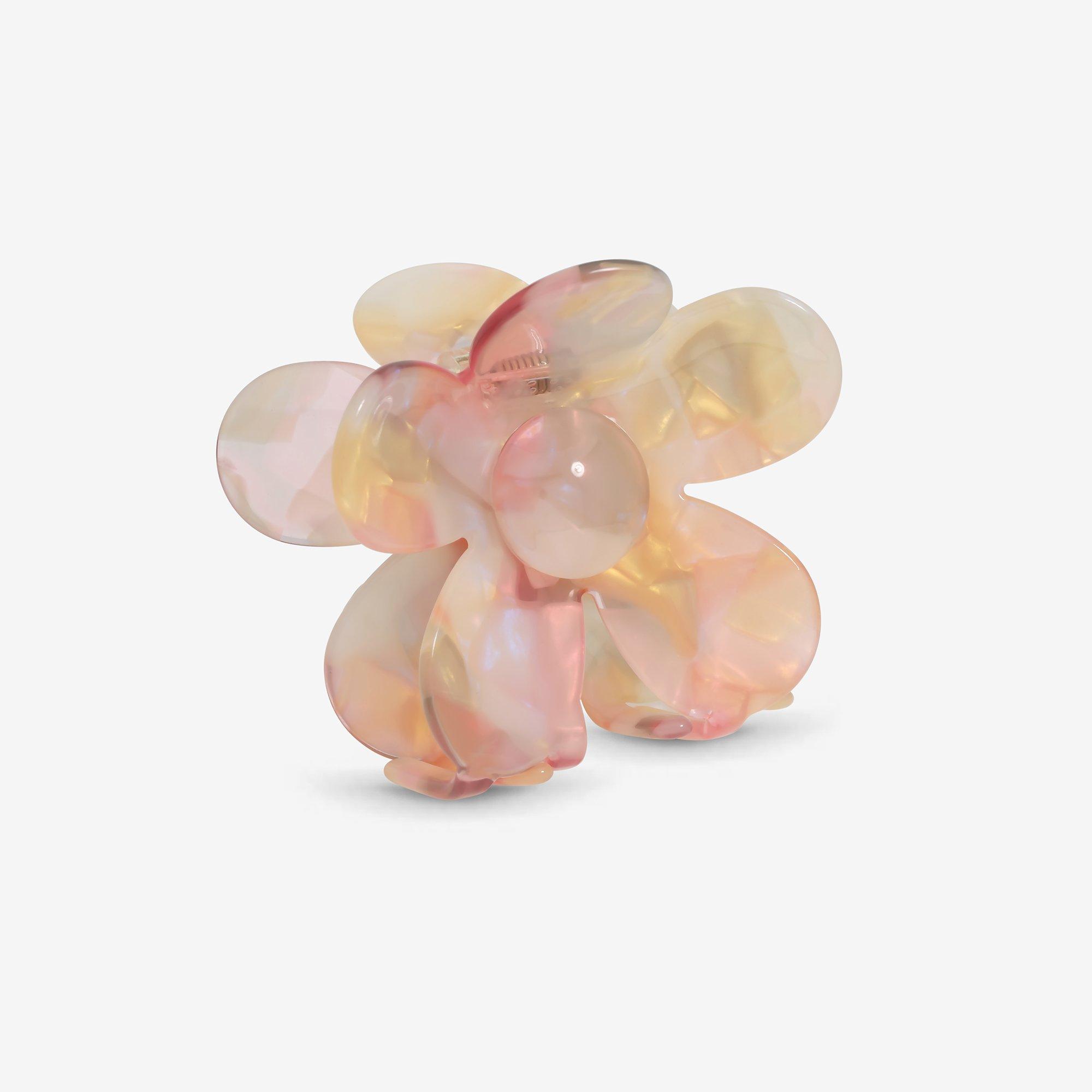 Mood Women's Pastel Floral Claw Clip - Pink