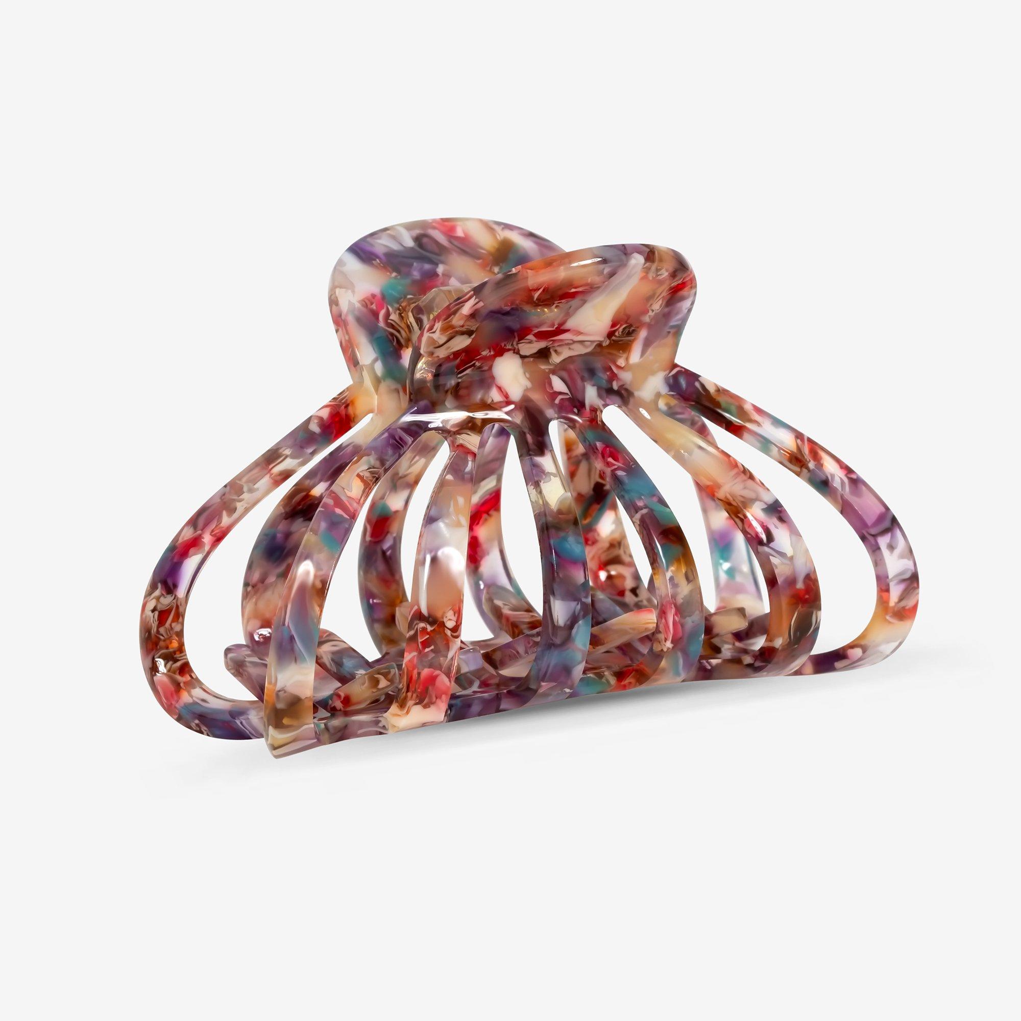 Mood Women's Resin Claw Clip Purple