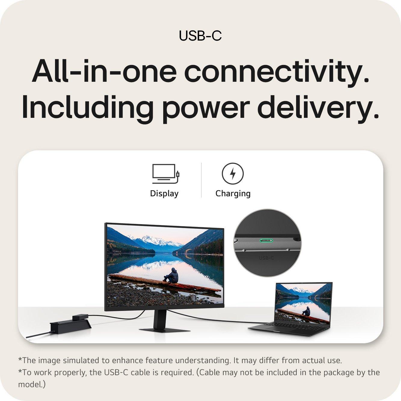 Black - LG - LG 27U631A-B 27 Inch 100Hz IPS QHD USB-C Monitor - 10
