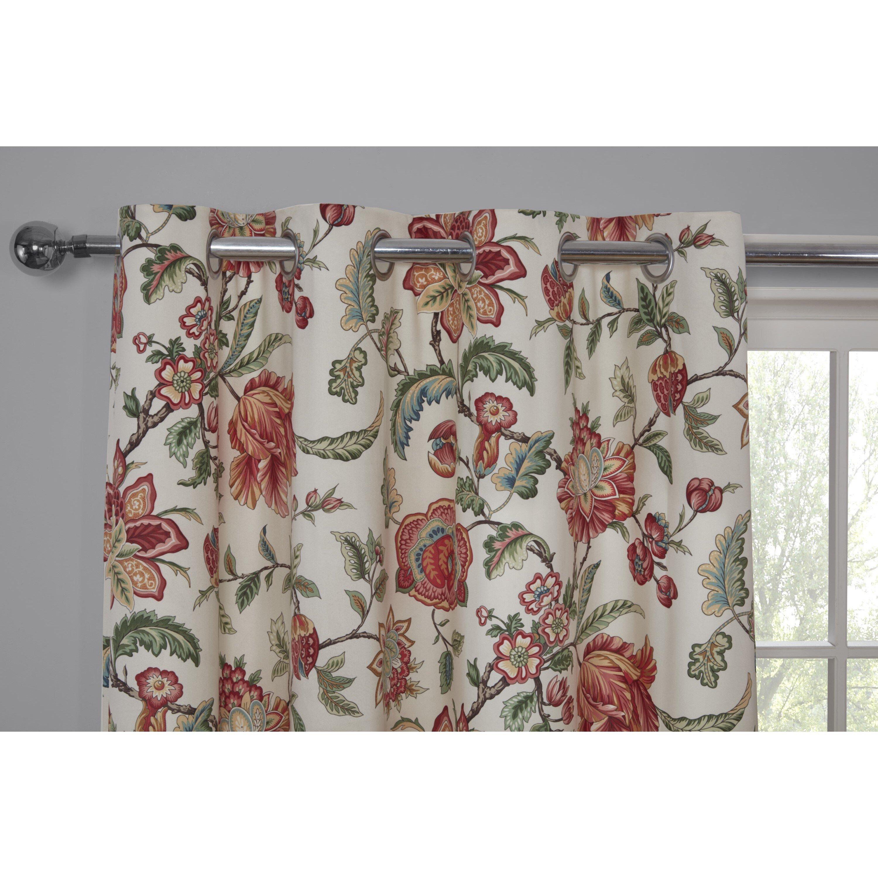 Multi - Sundour - Linden Floral Eyelet Curtains - 2