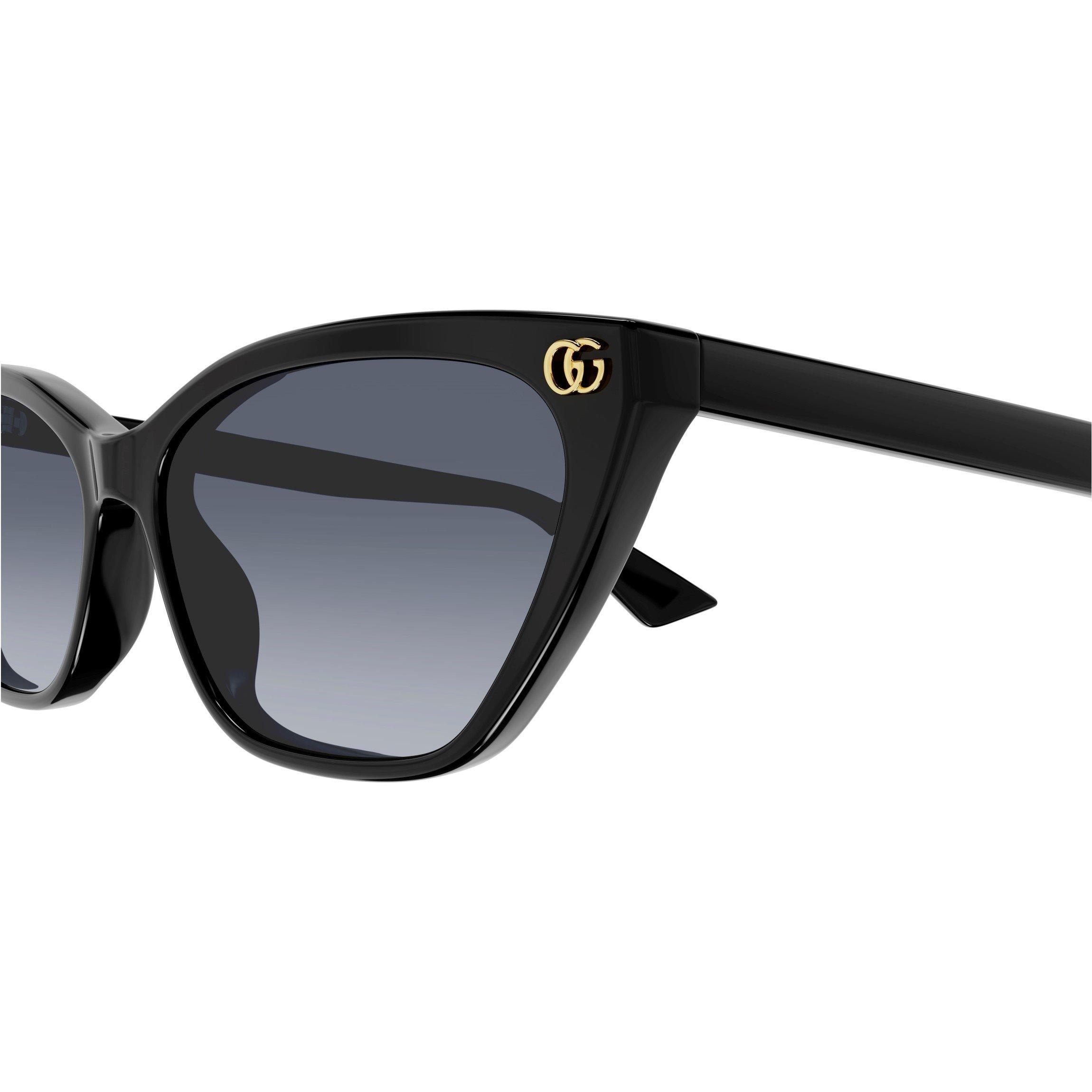 Black/Grey - Gucci - Double G Cats Eye Sunglasses - 4