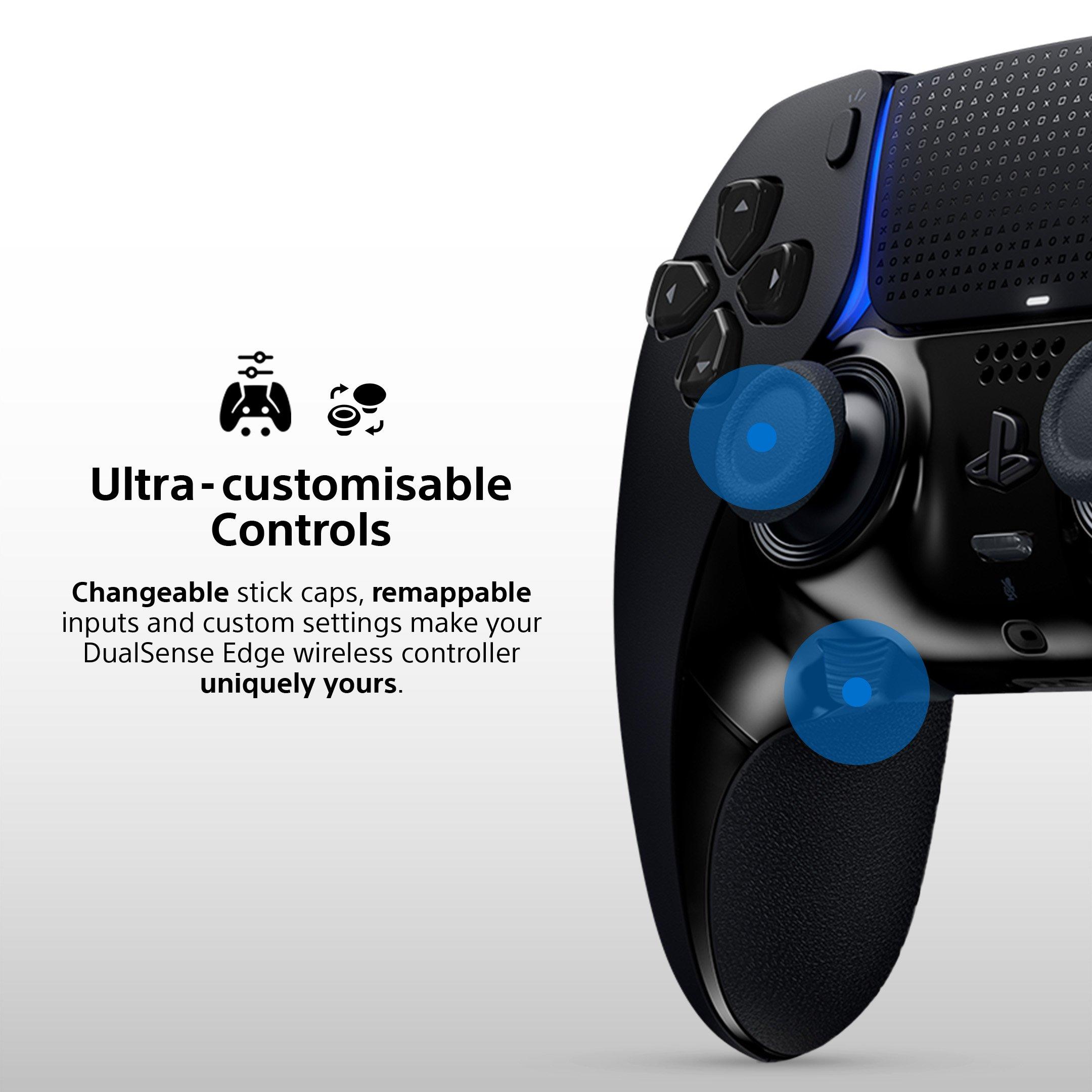 Midnight Black - PlayStation - DualSense Edge Wireless Controller – Midnight Black - 3