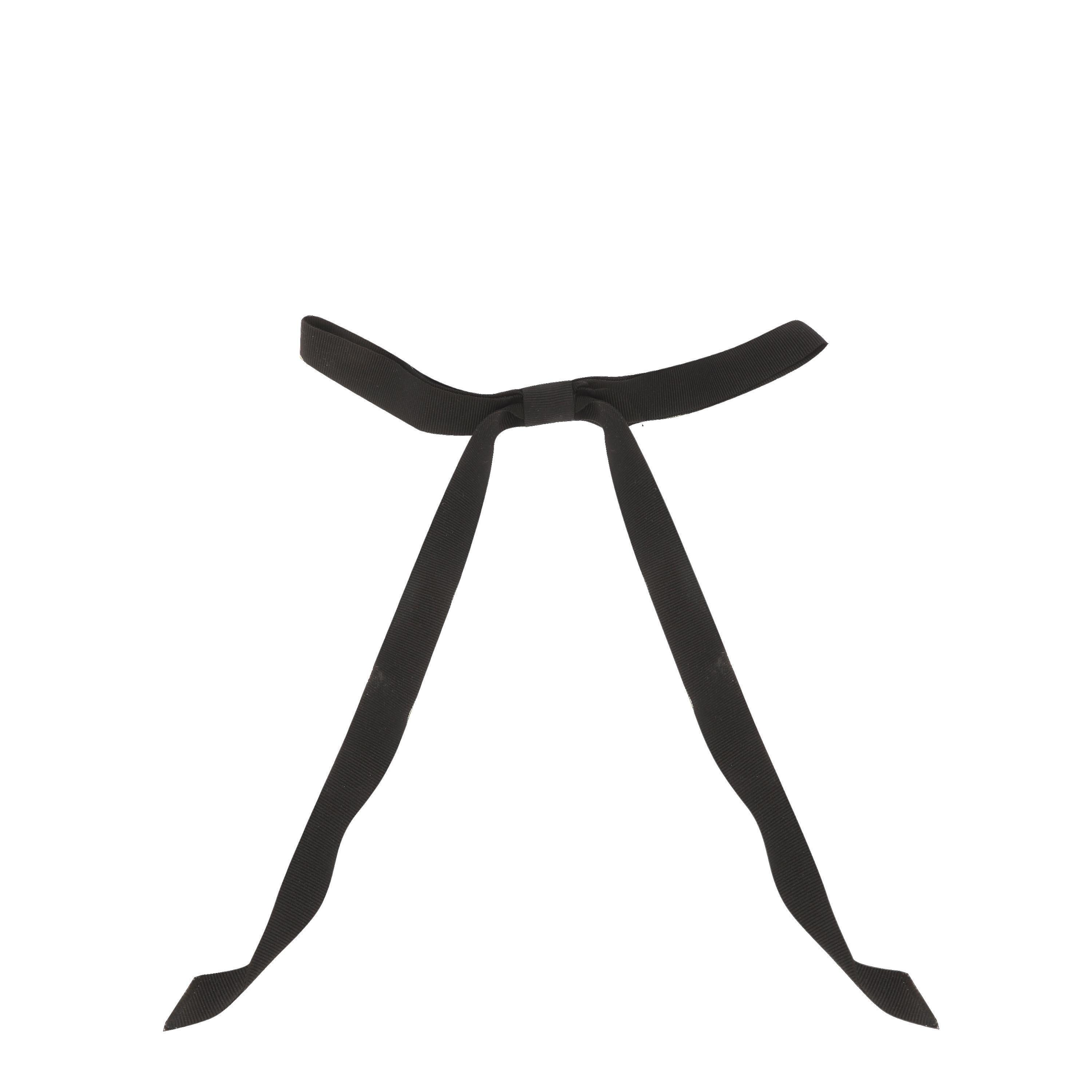 Black - Gucci - Men's Neck Bow Silk Scarf - 1