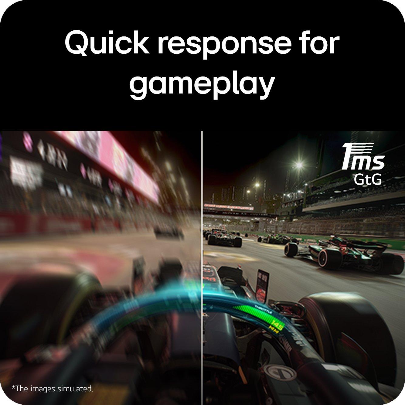 Black - LG - Gaming Monitor - 11
