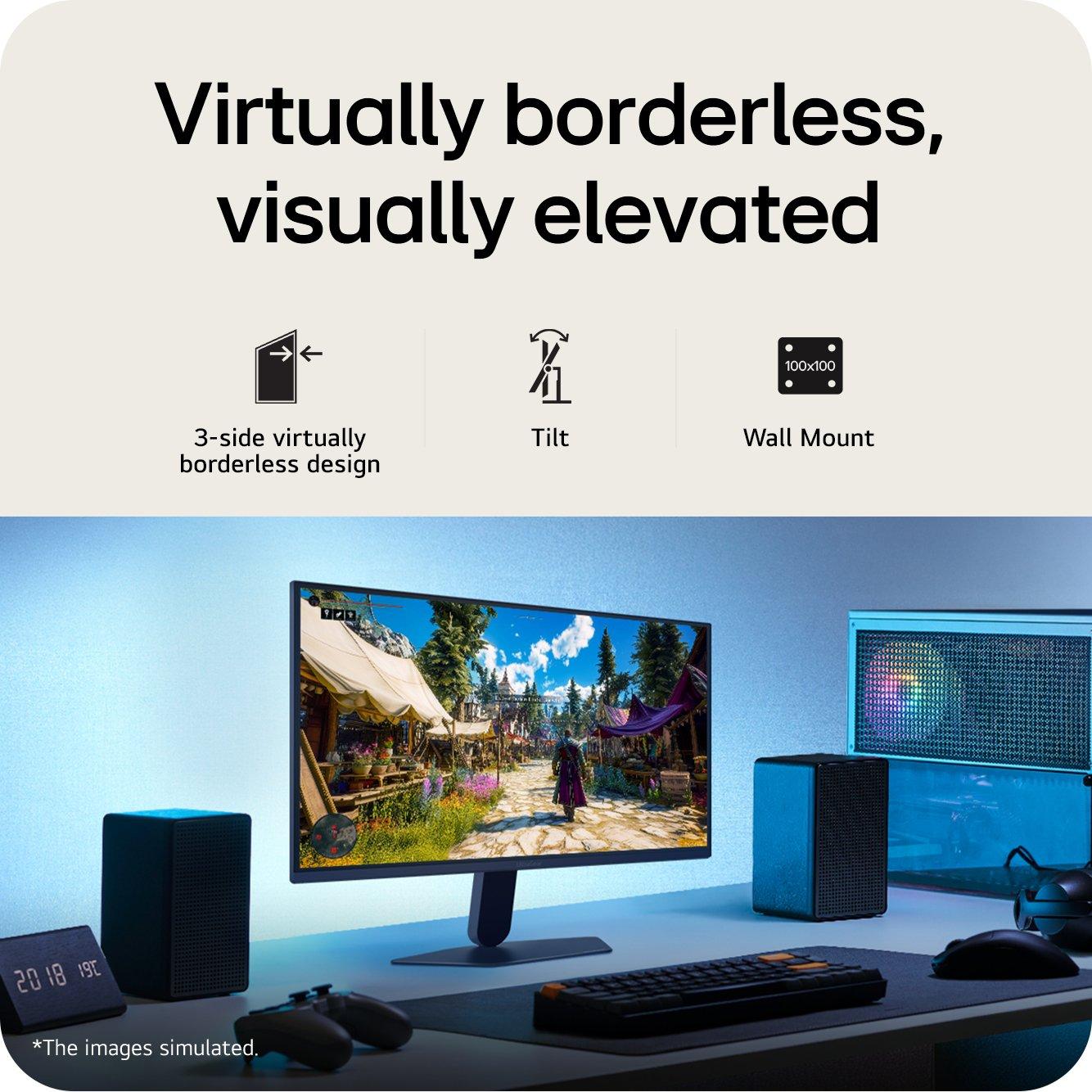 Black - LG - Gaming Monitor - 12