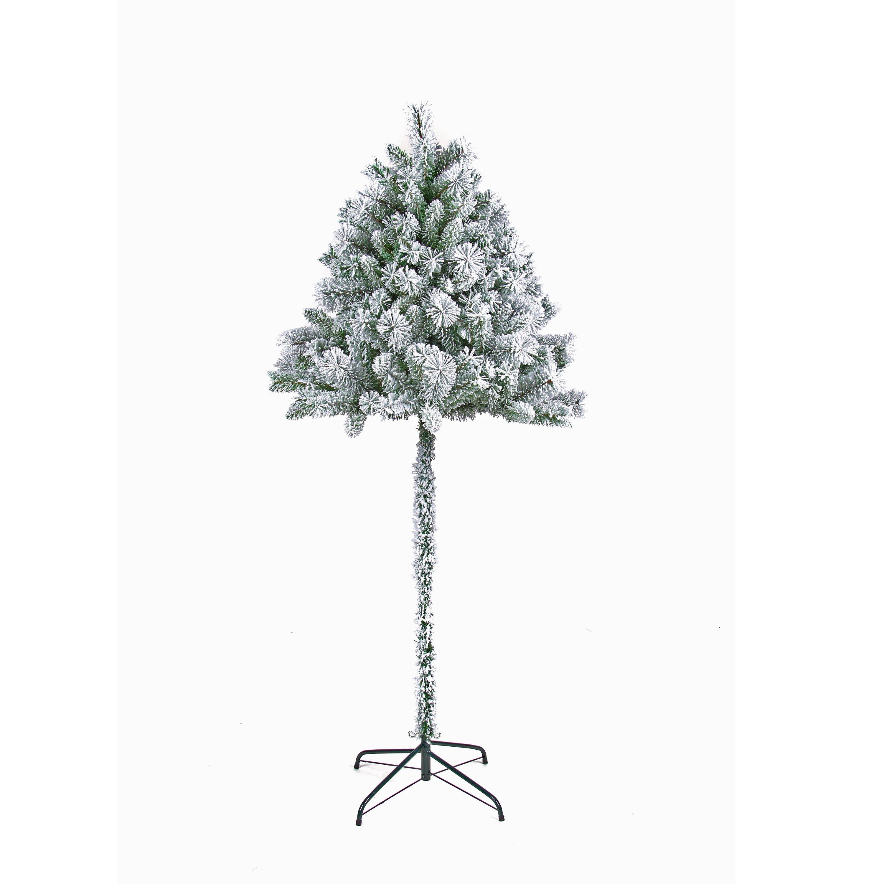 Snowtime 210cm Flocked Half Tree