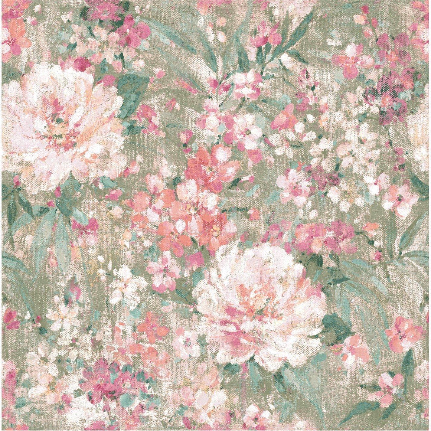 Laura Ashley  Mayville Hedgerow Wallpaper Green