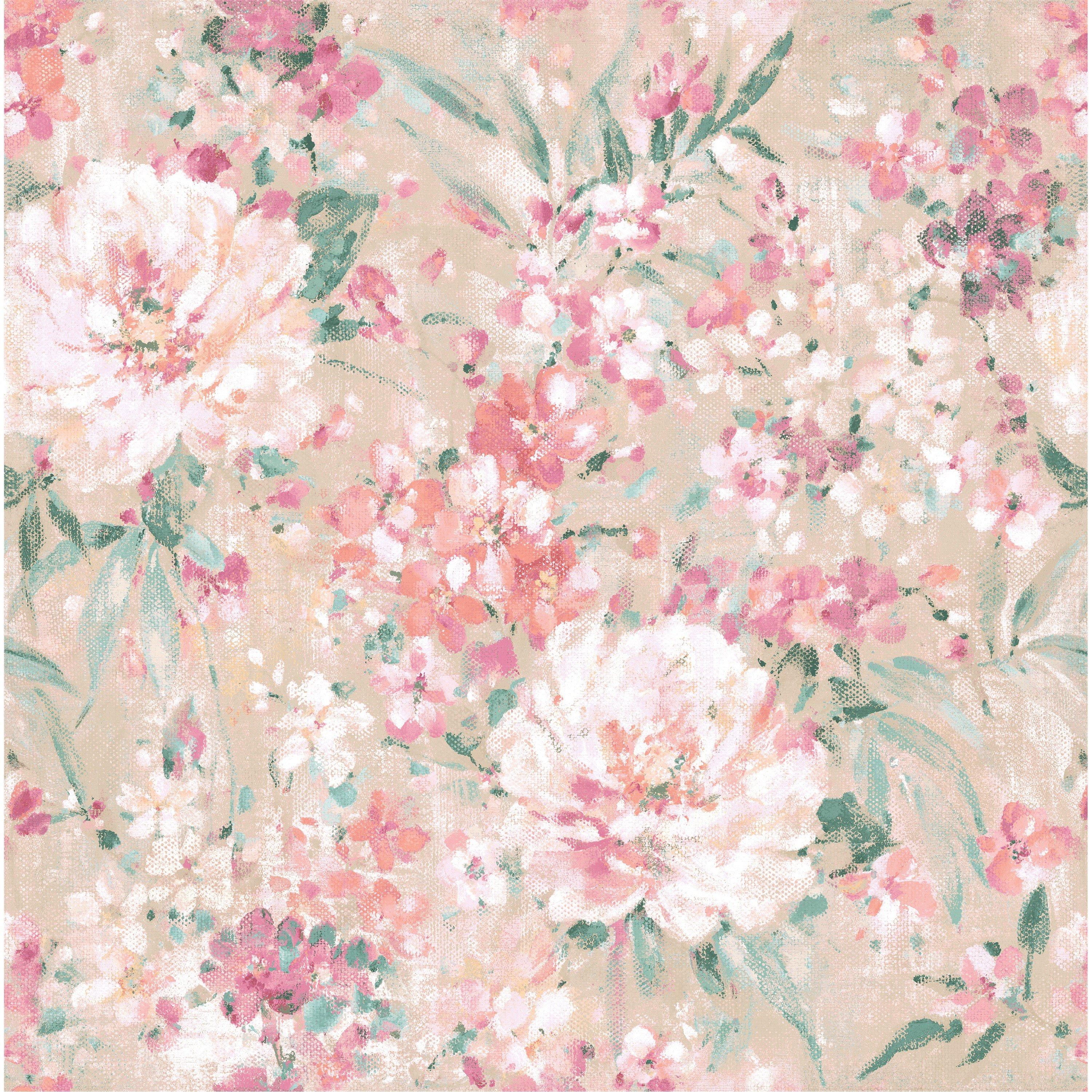 Pink - Laura Ashley - Mayville Plaster Pink Wallpaper - 2