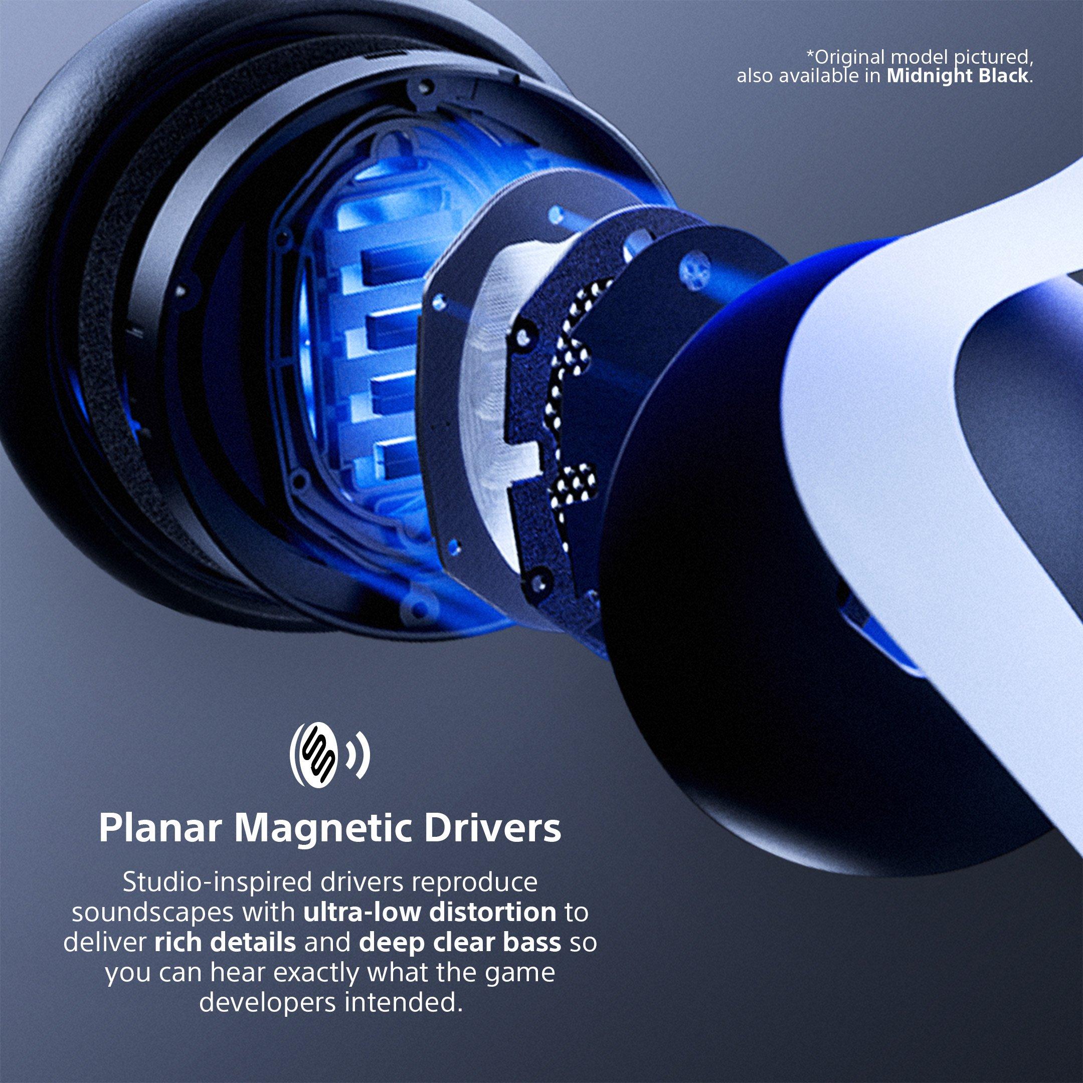 Midnight Black - PlayStation - PULSE Elite Wireless Headset – Midnight Black - 3