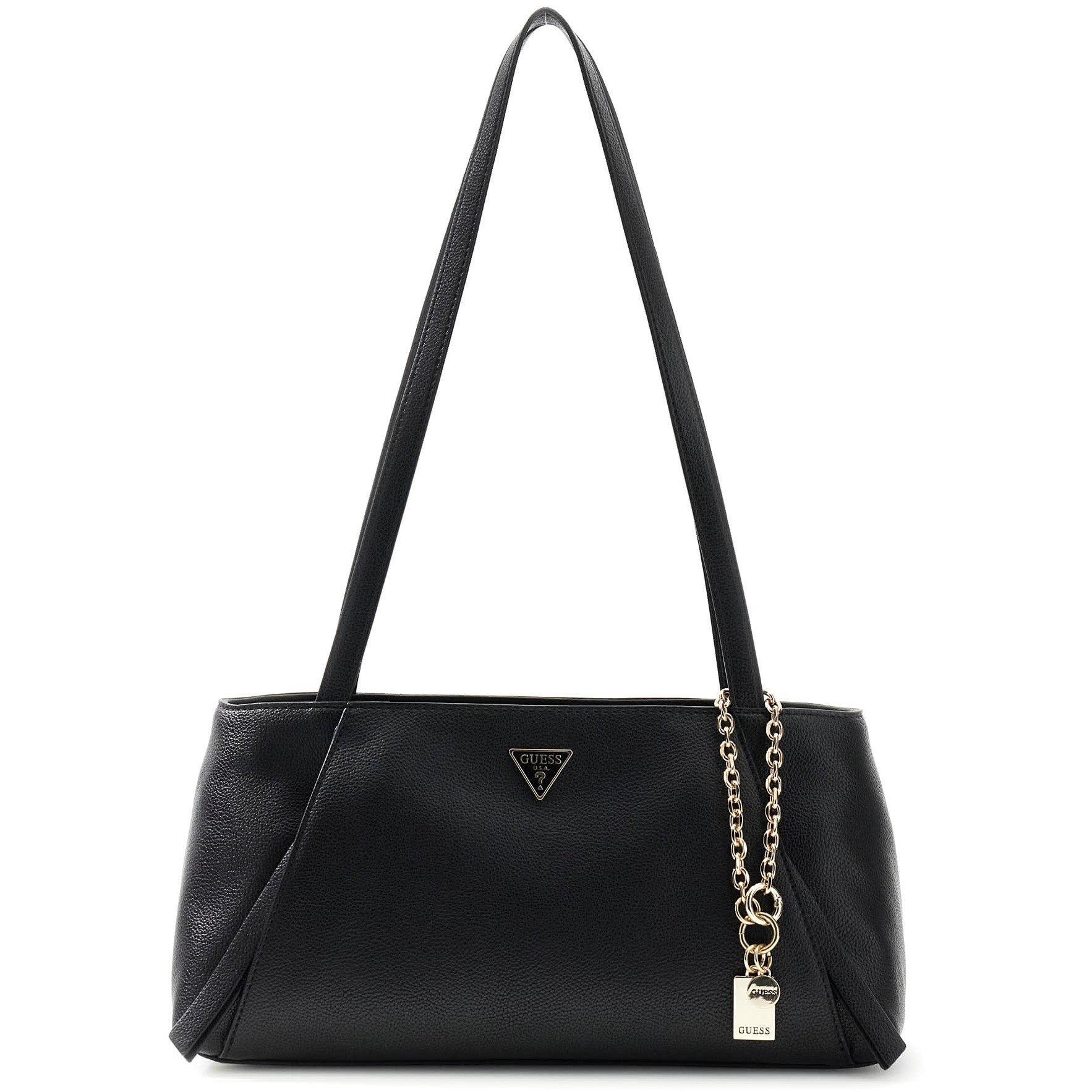 Black - Guess - Women's Devon Shoulder Satchel Bag - 1