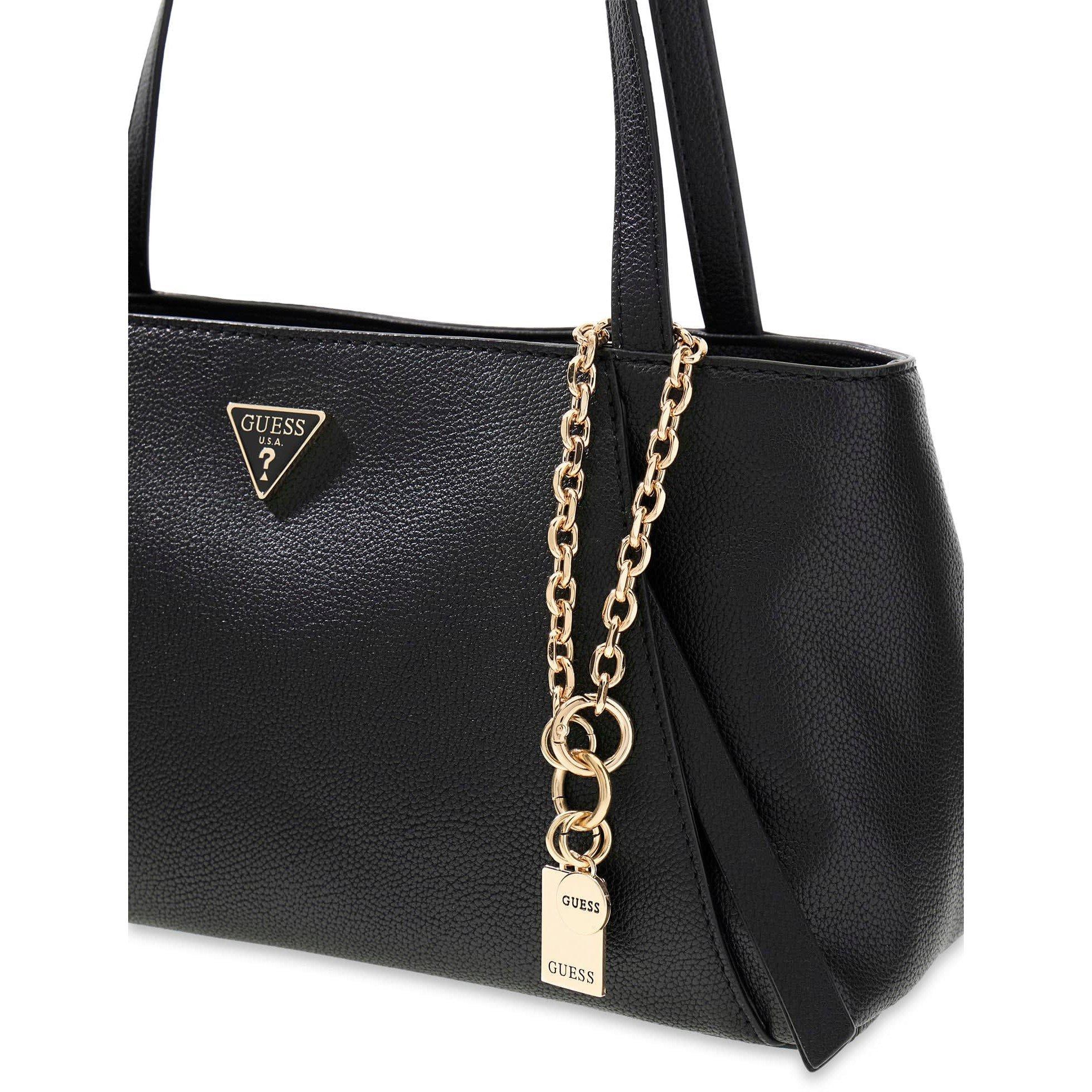 Black - Guess - Women's Devon Shoulder Satchel Bag - 3